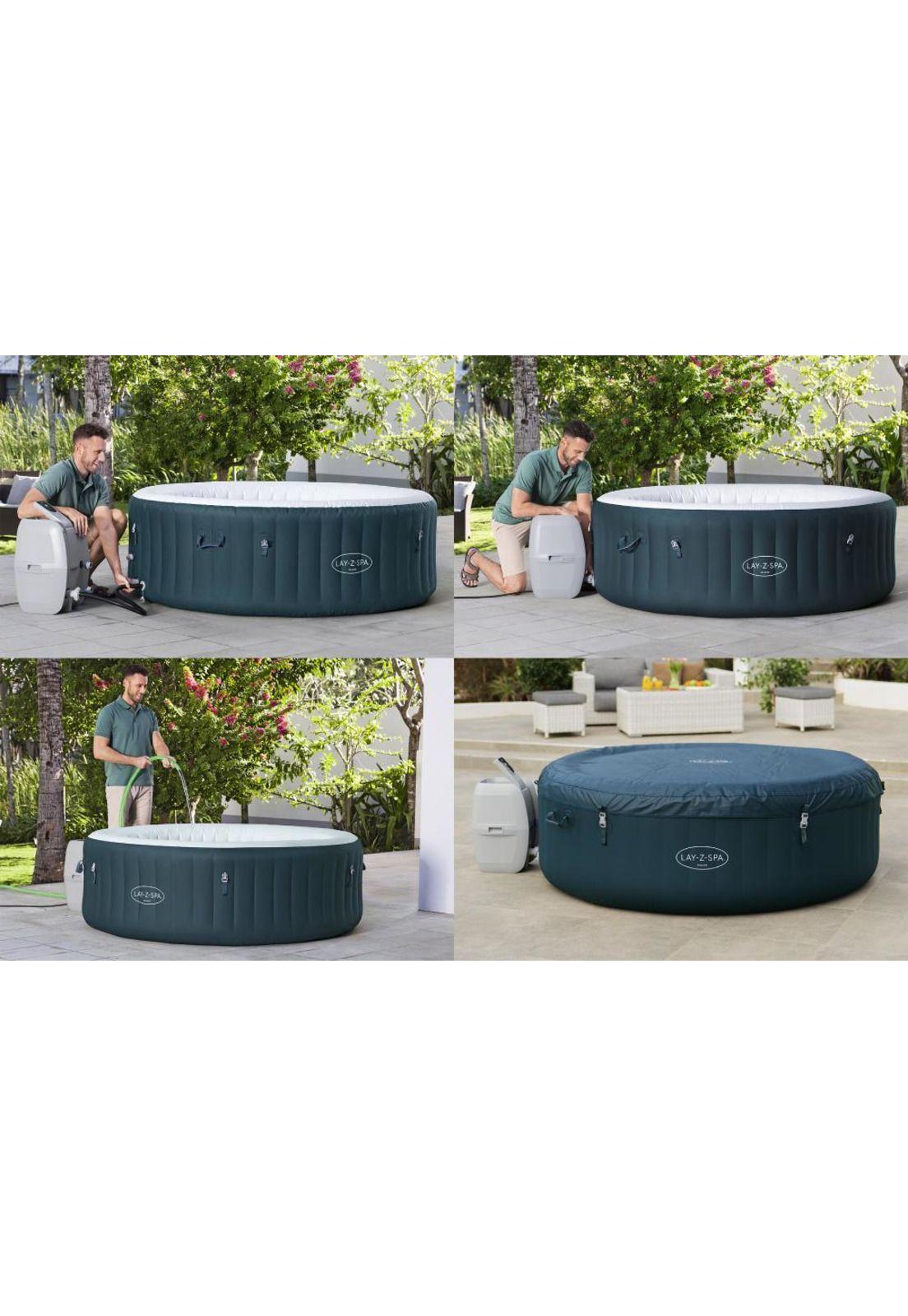 SPA JACUZZI INFLABLE BESTWAY MIAMI AIRJET  6 PERSONAS 1.96 x 66-3