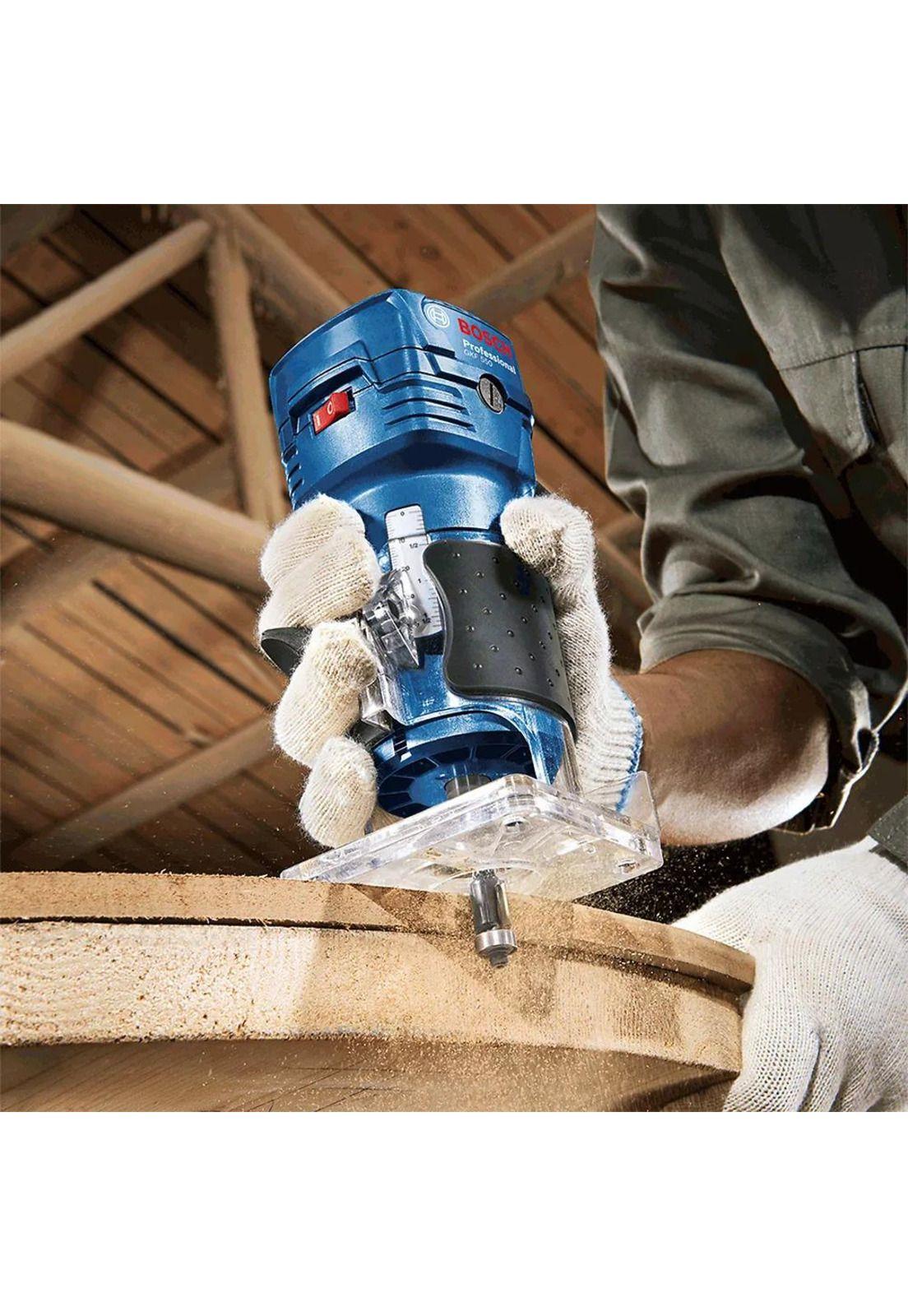 Fresadora De Cantos Bosch Gkf 550 550w-3