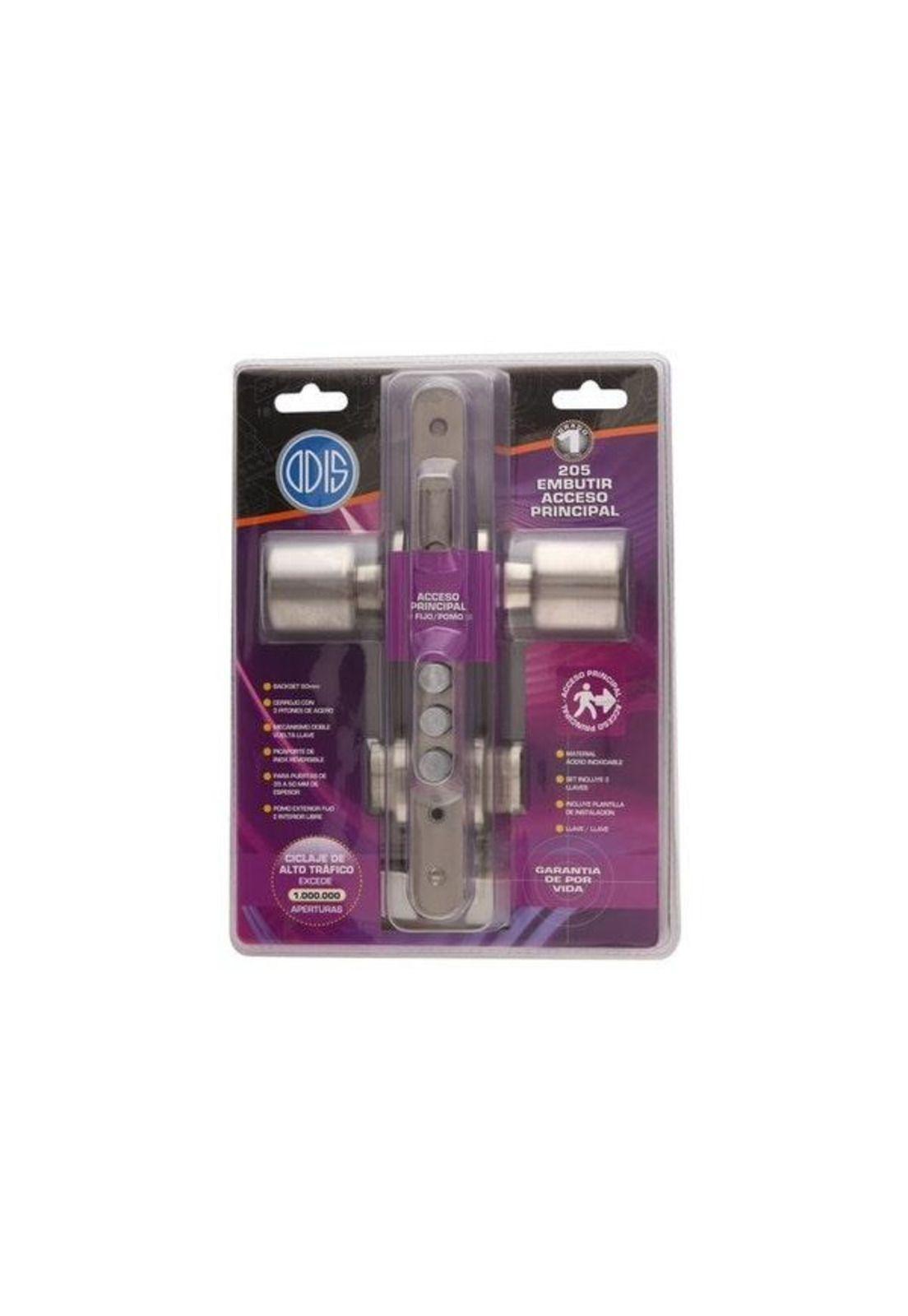 CERRADURA EMB.205 ODIS ACCESO ACERO INOX BT-3