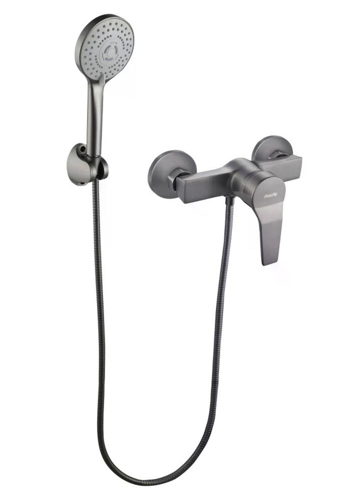 MONOMANDO DUCHA DUSCHY COMPASS GUN METAL-3
