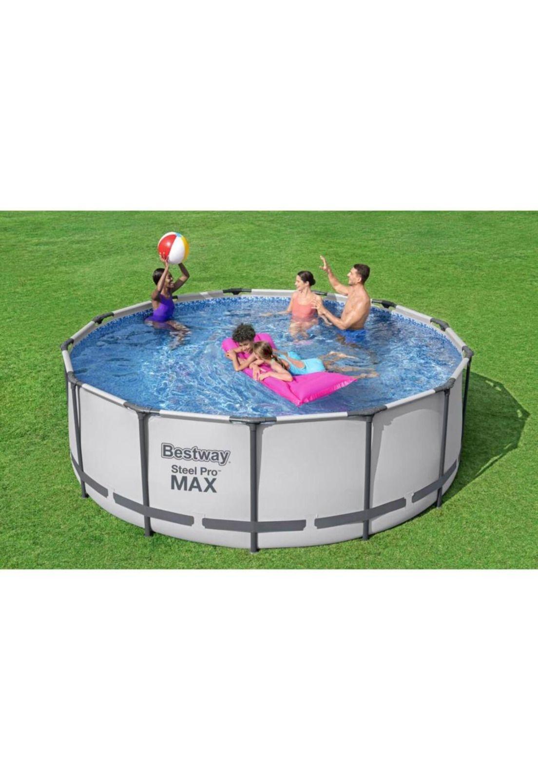 PISCINA BESTWAY REDONDA STEEL PROMAX FILTRO+ACCES 3.96X1.22M-7