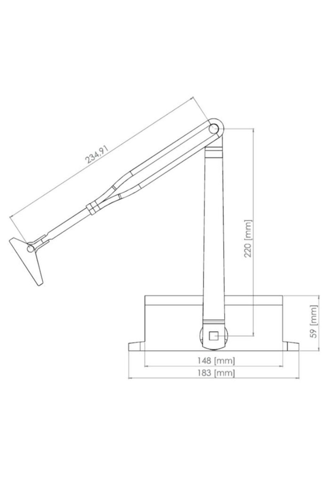 CIERRAPUERTA HIDRAUL YALE Y522 60-120 KG SILVER CJ-3