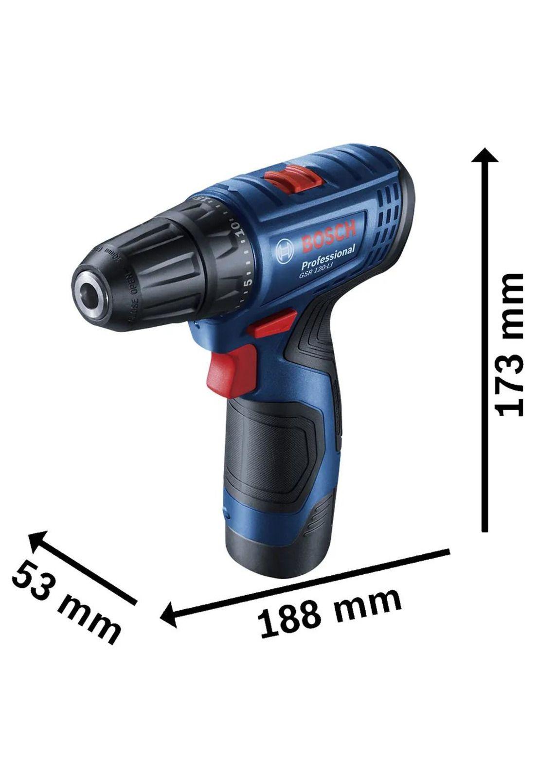 Taladro Atornillador Inalámbrico Bosch Gsr 120 Li  12v-4