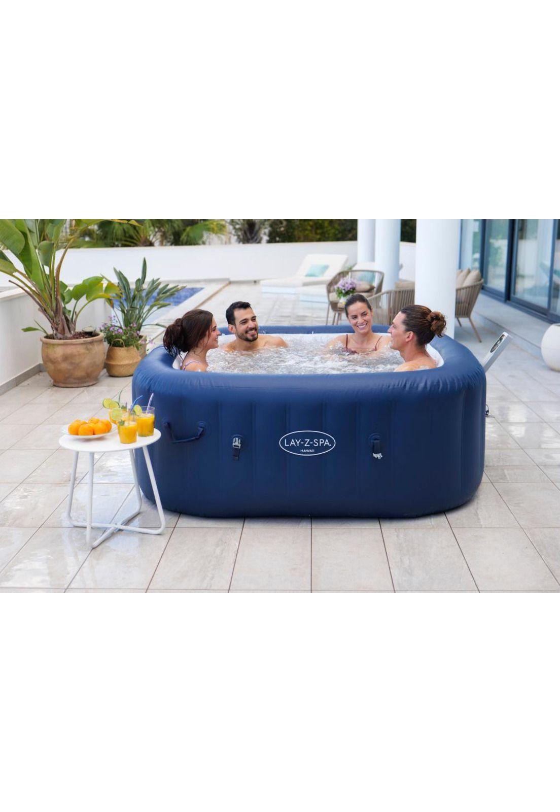 SPA JACUZZI INFLABLE BESTWAY HAWAII AIRJET 6 PERSONAS 180 x 180 x 71-8