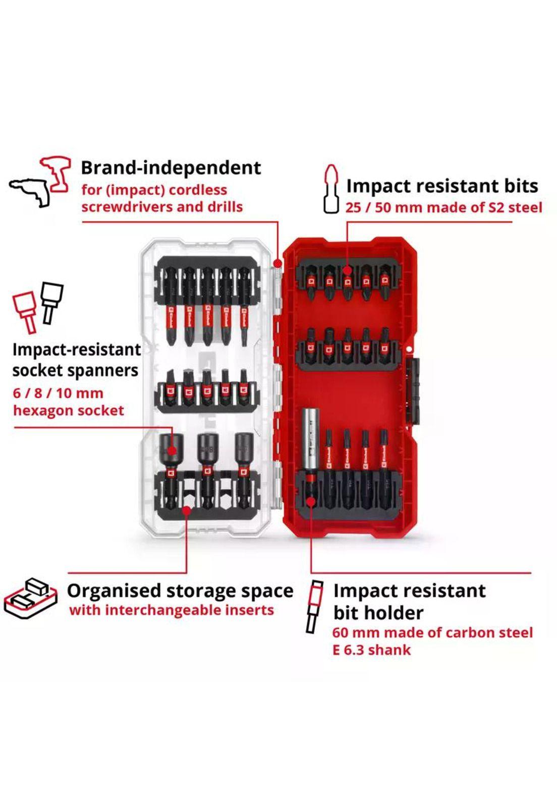 SET ACC EINHELL S-CASE 28 PZS PTAS IMP COMBINADAS-2