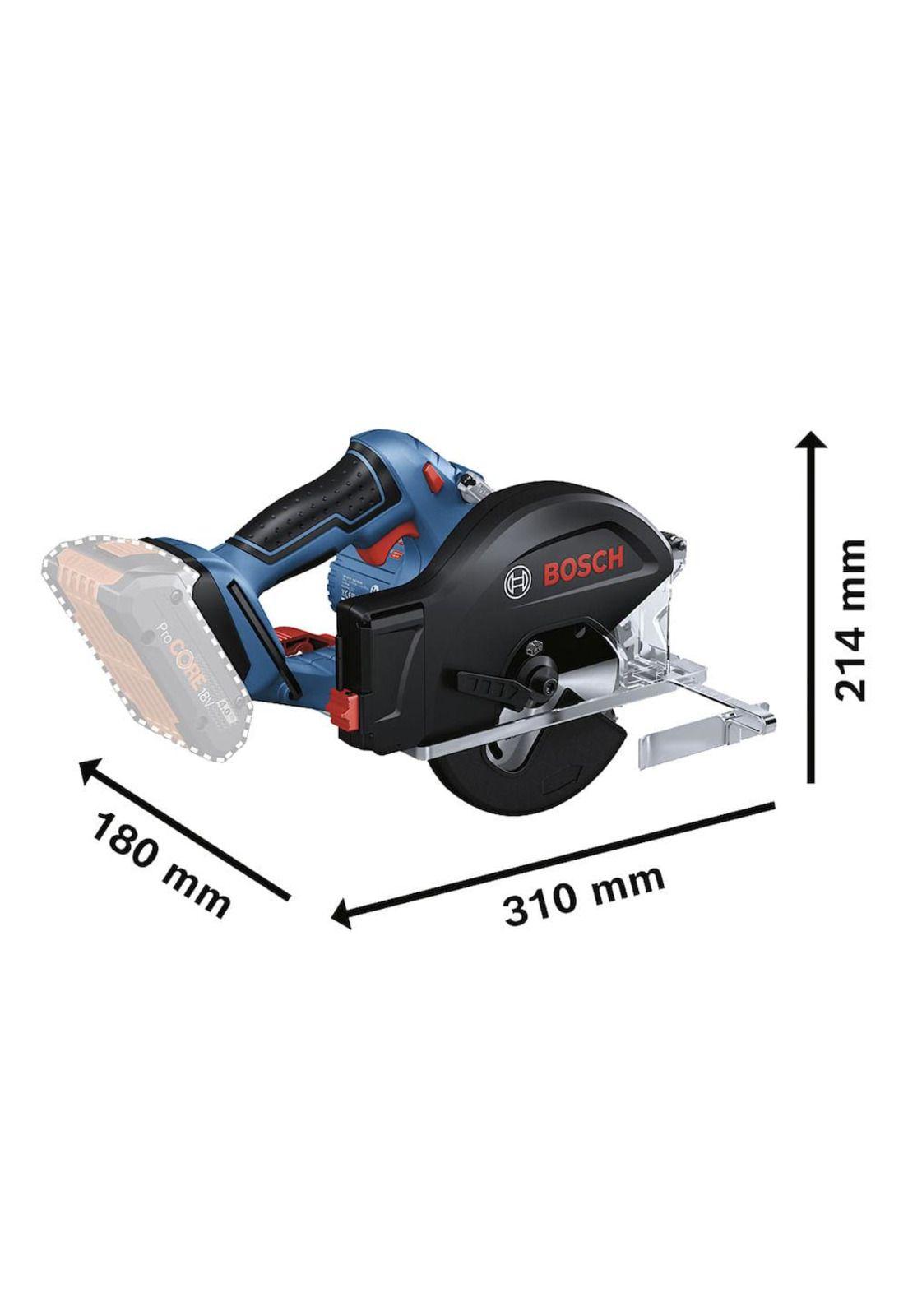 SIERRA CIRCULAR BOSCH GKM 18V-50 5" CAJA SIN CARG. BAT.-4