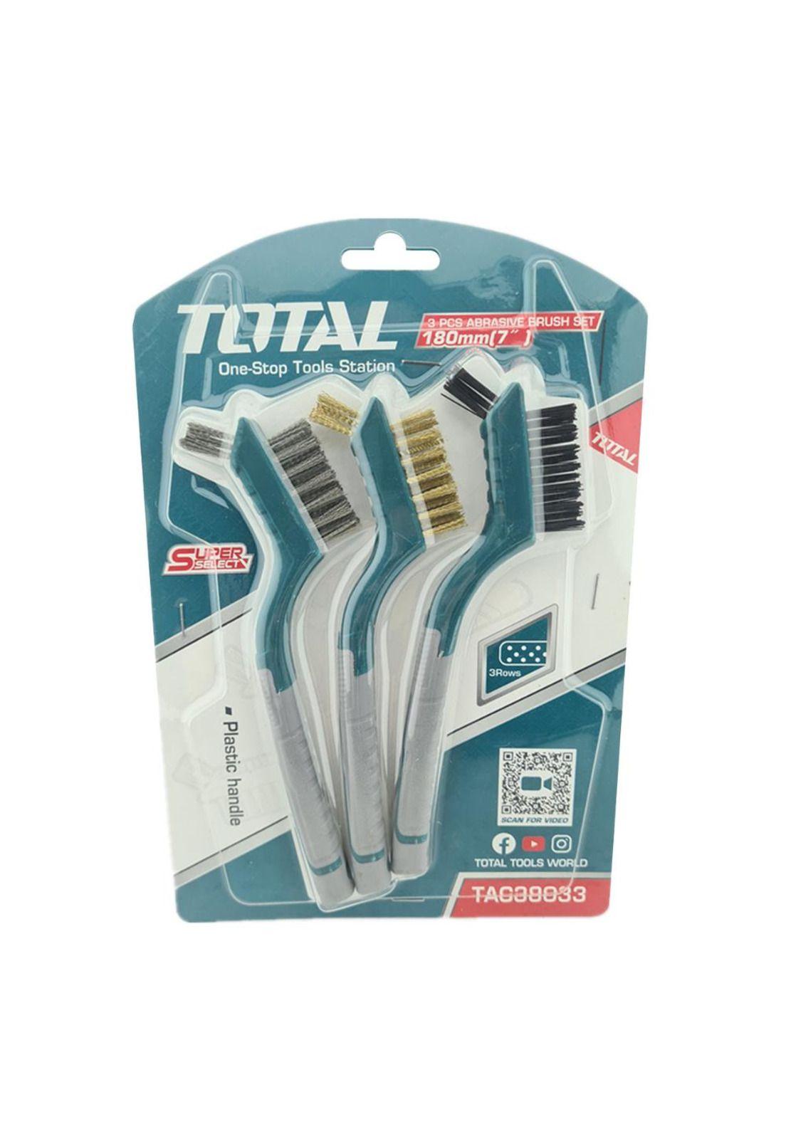 SET MINI ESCOBILLAS TOTAL TAC38033 180MM (3PZS)-2