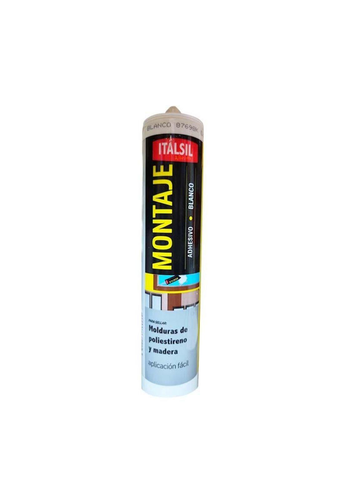 ADHESIVO MONTAJE ITALSIL TUBO 280ML-0