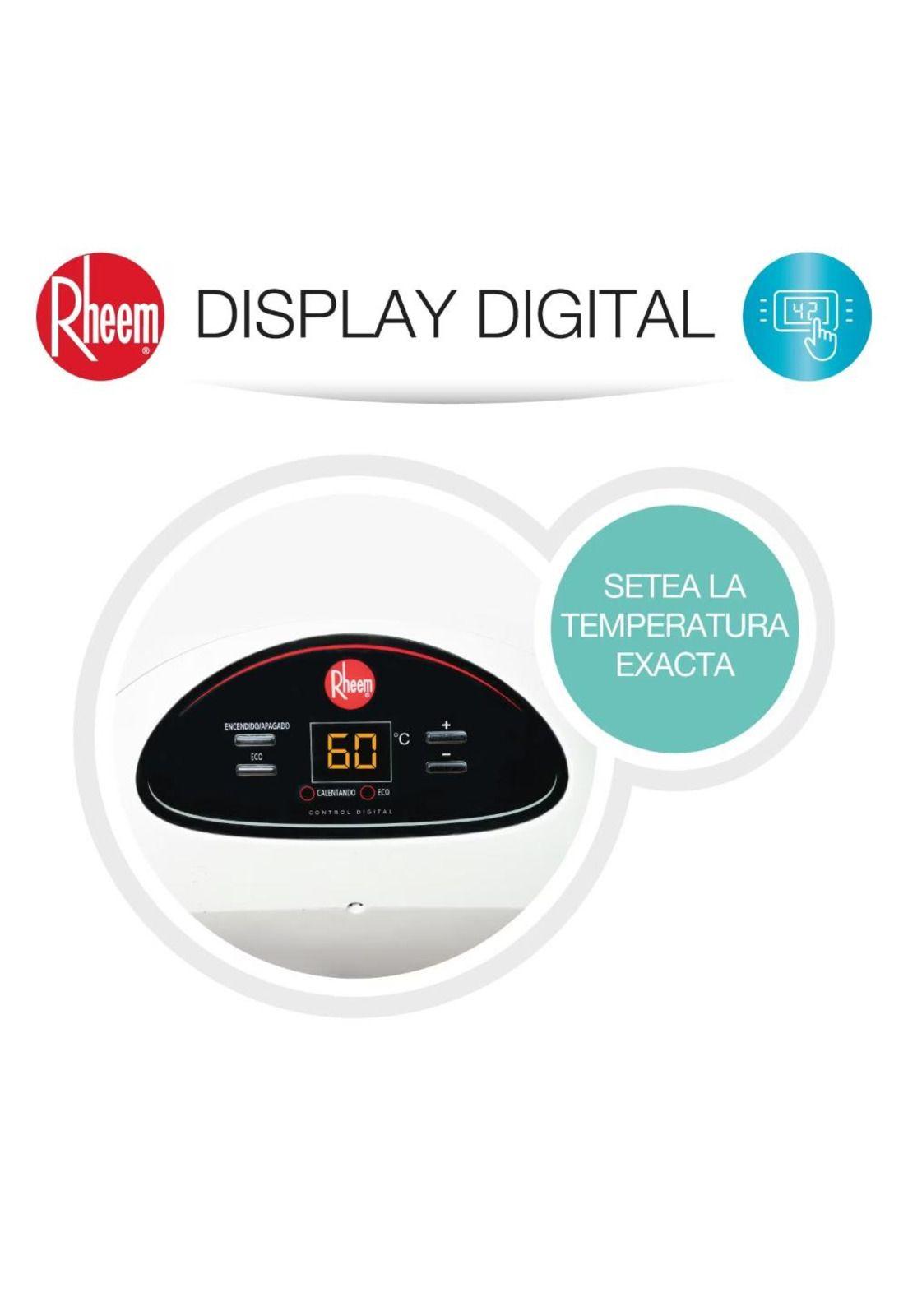 TERMO ELECTRICO COLGAR RHEEM 30 LTS-6