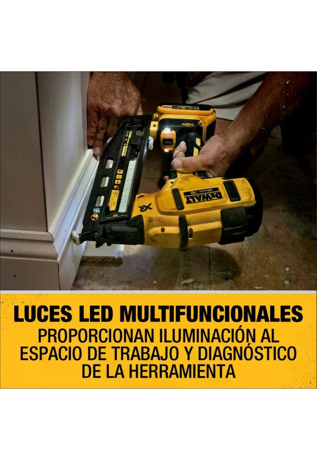 CLAVADORA ANGULAR DEWALT 1 1/4 A 2 1/2 DCN660B-3
