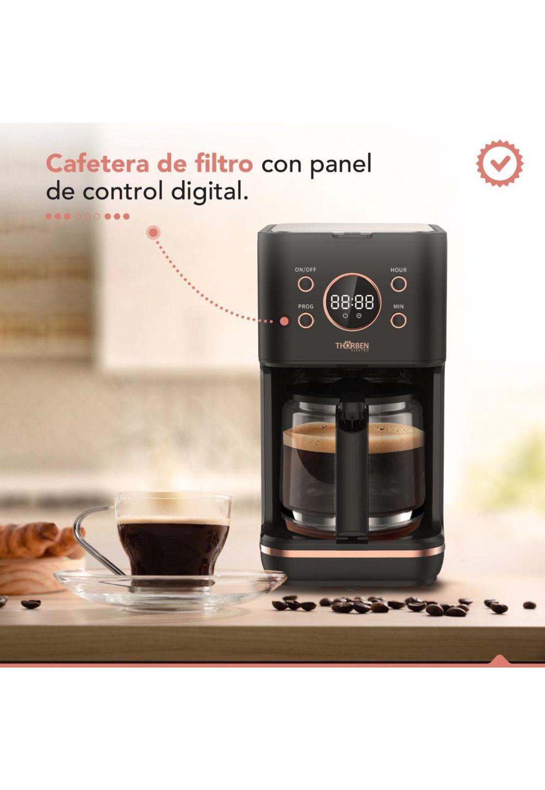 CAFETERA THORBEN DIGITAL THOR GOLD ROSE 1000W-2