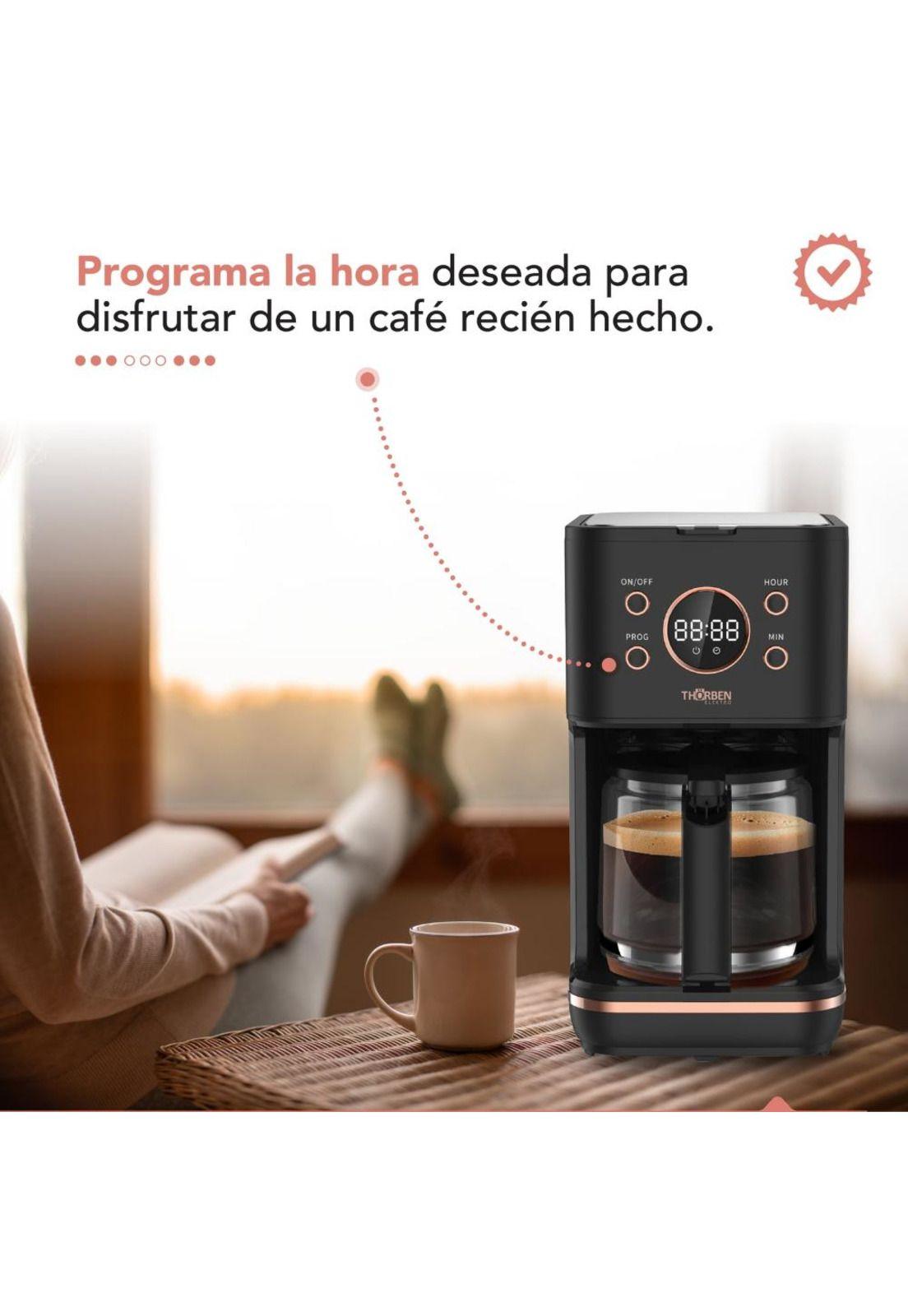 CAFETERA THORBEN DIGITAL THOR GOLD ROSE 1000W-3