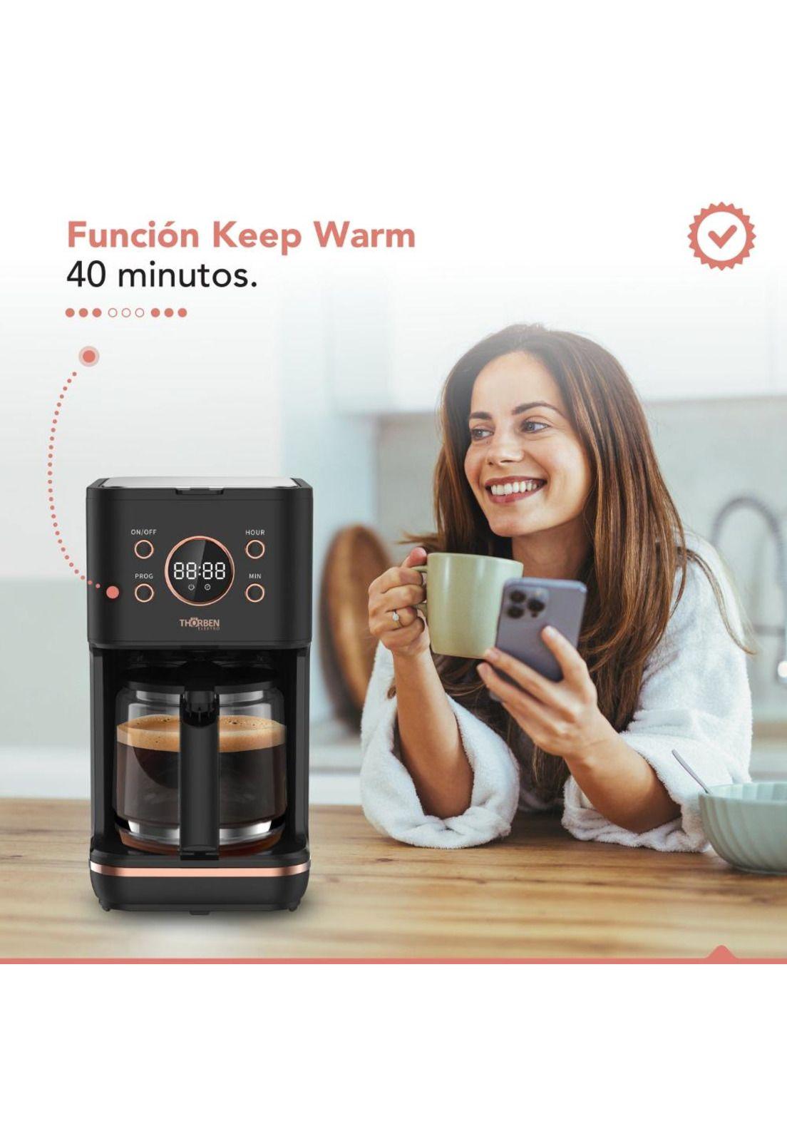 CAFETERA THORBEN DIGITAL THOR GOLD ROSE 1000W-8