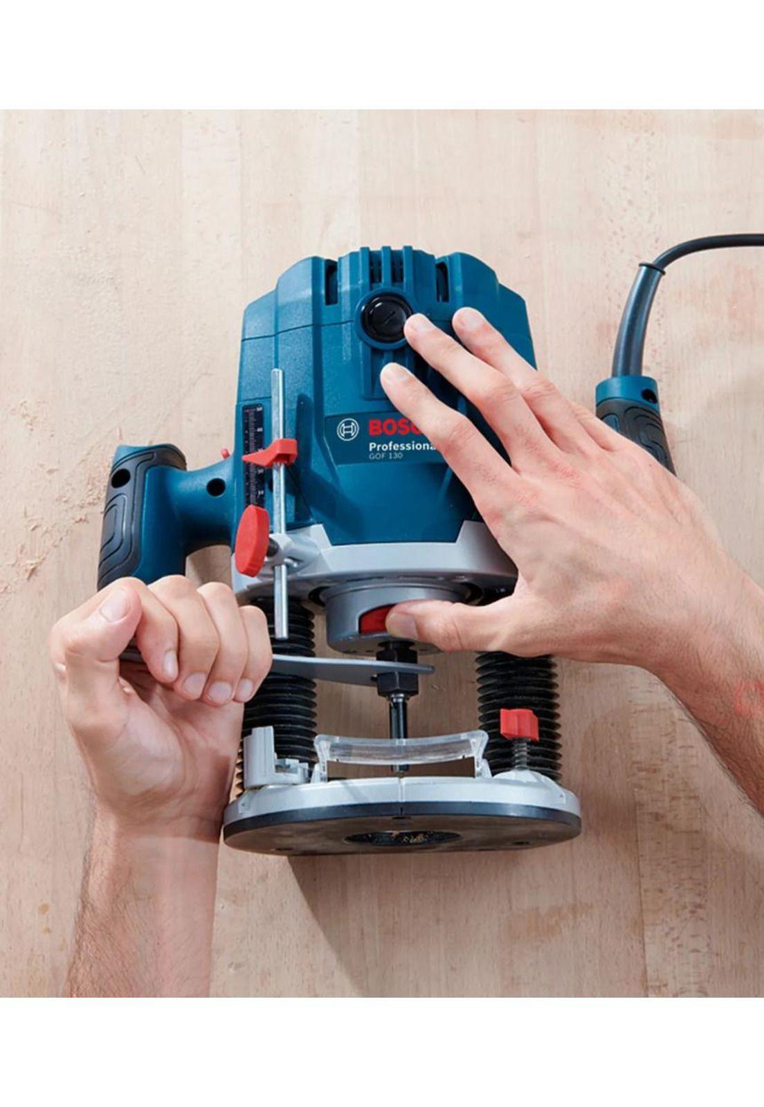 FRESADORA BOSCH GOF 130 220V - 1300W-4