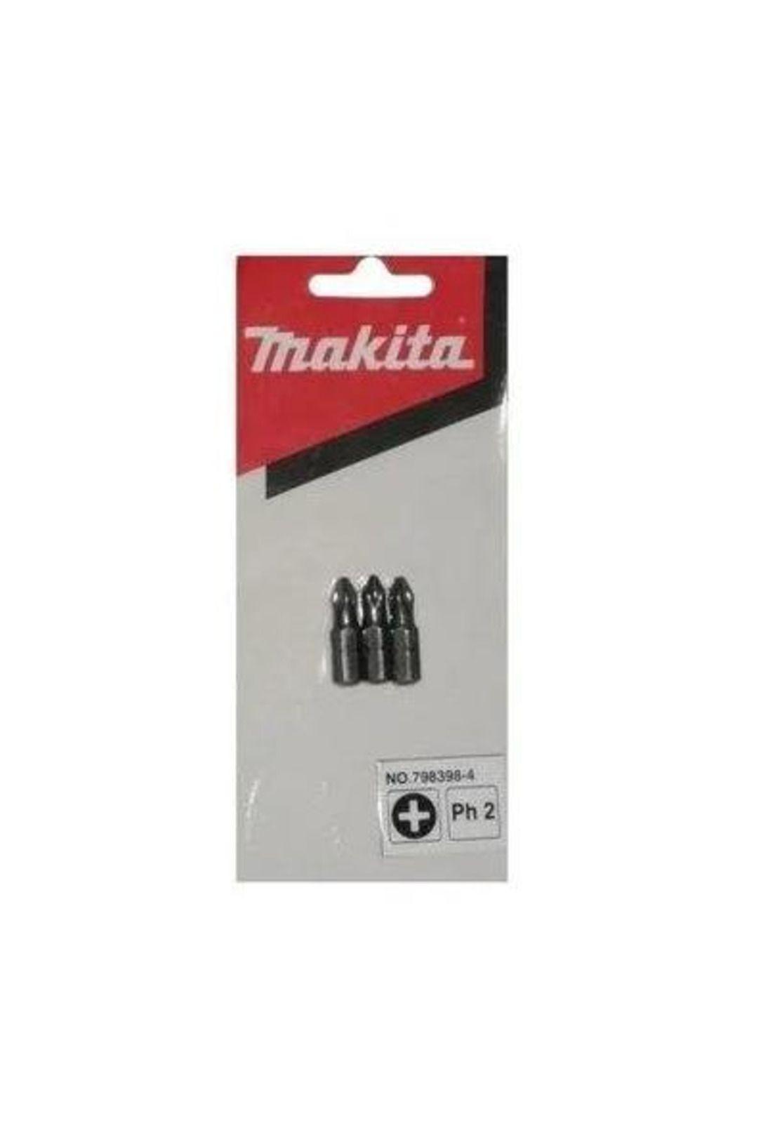 PUNTA PHILLIPS n°2X25 mm. SET 3 798398 MAKITA-1