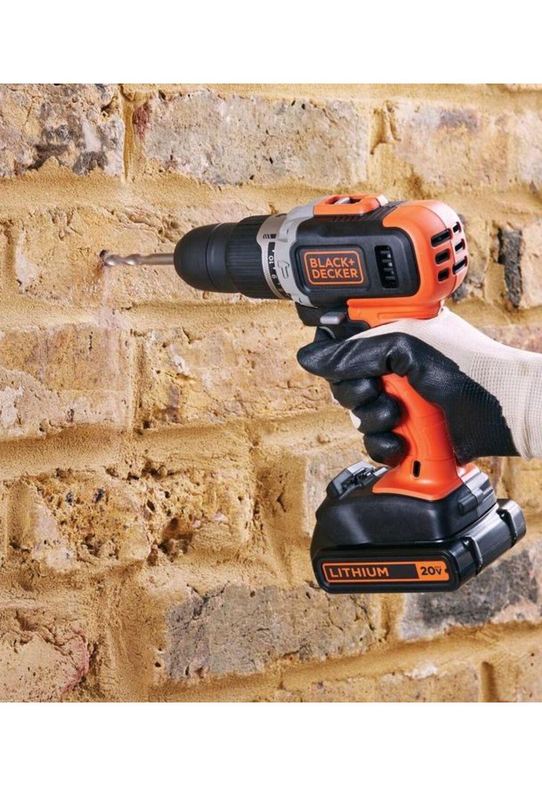 Taladro Atornillador Percutor 20v Black+decker Bcd704c1-b2-4