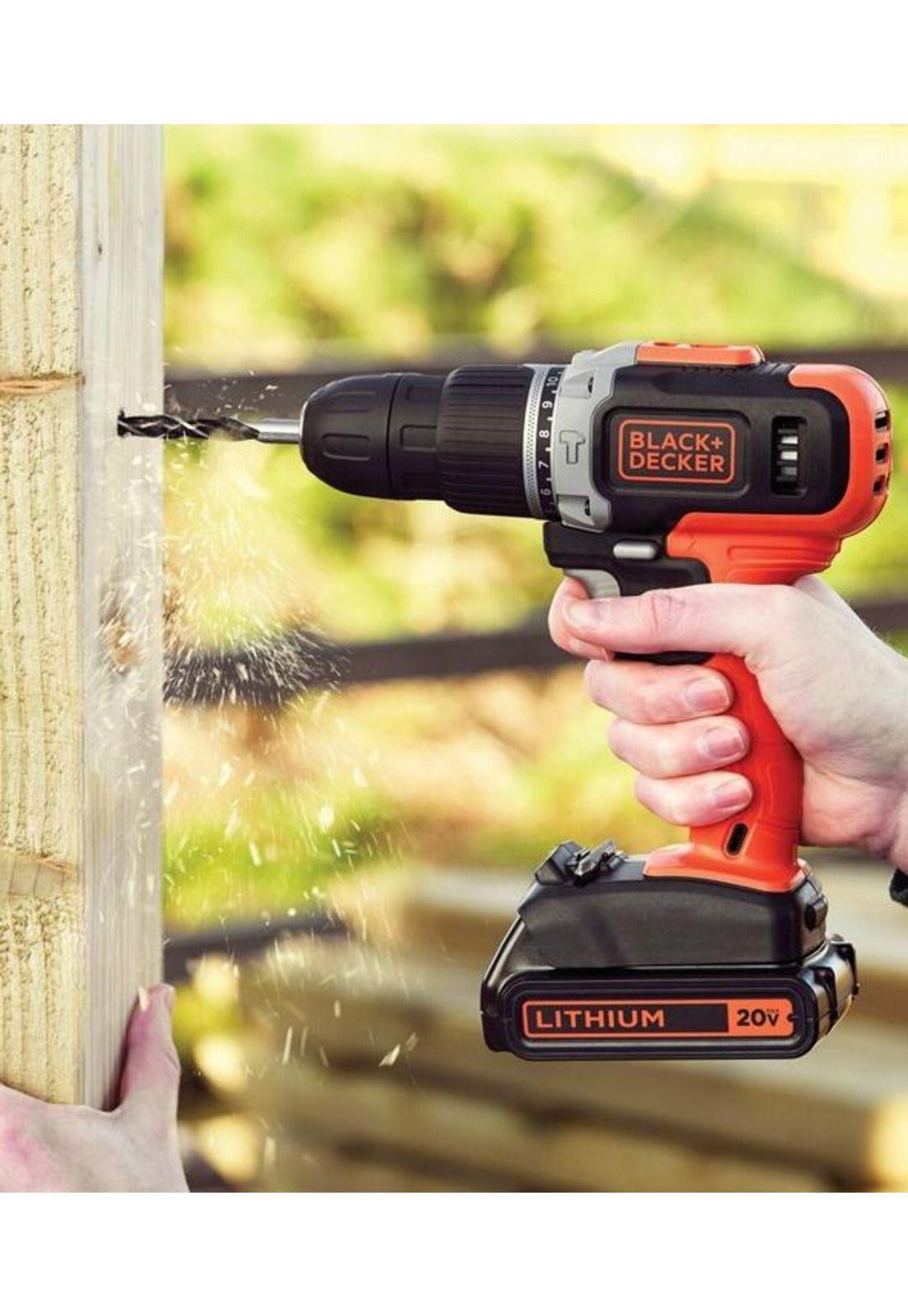 Taladro Atornillador Percutor 20v Black+decker Bcd704c1-b2-6