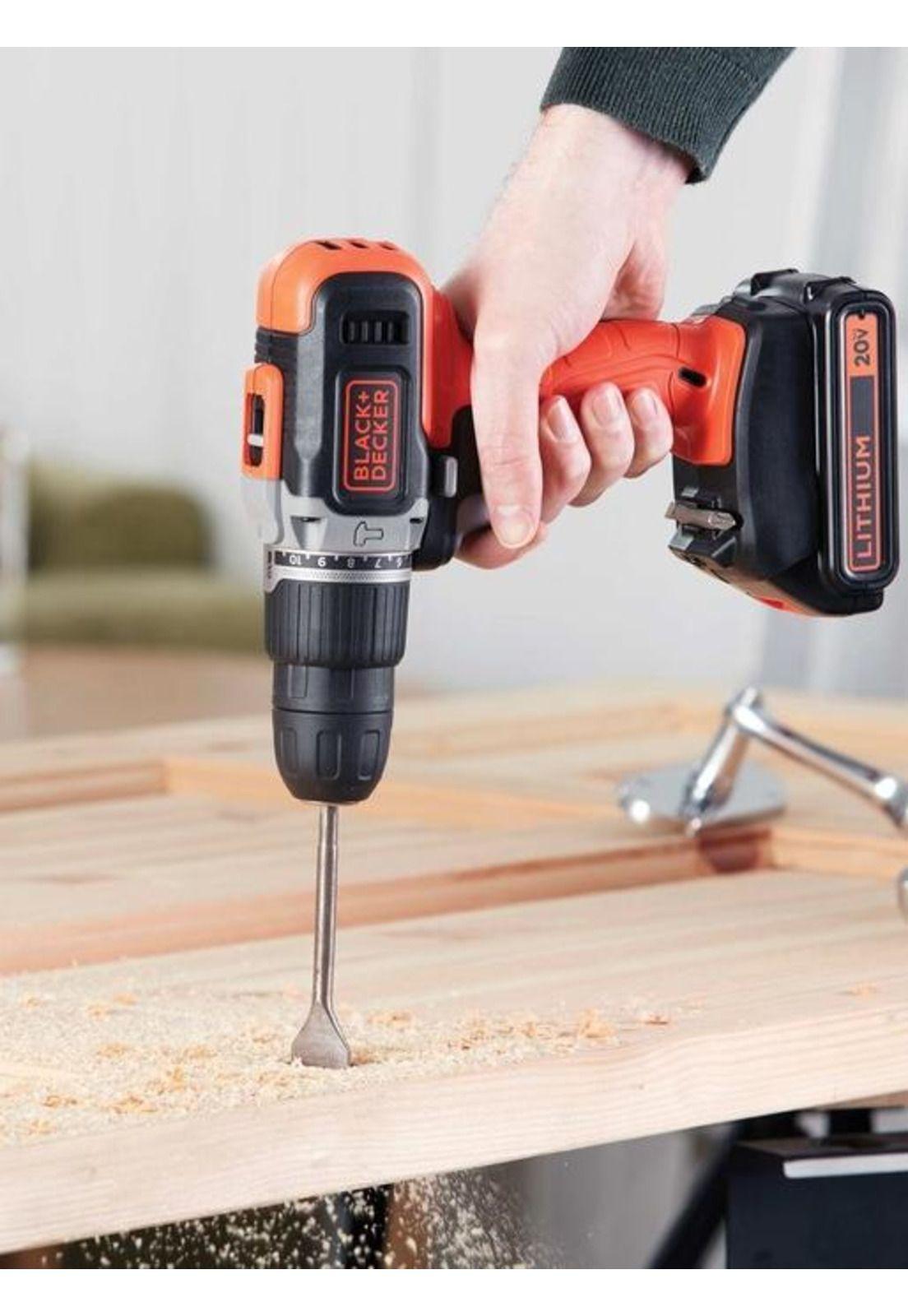 Taladro Atornillador Percutor 20v Black+decker Bcd704c1-b2-7