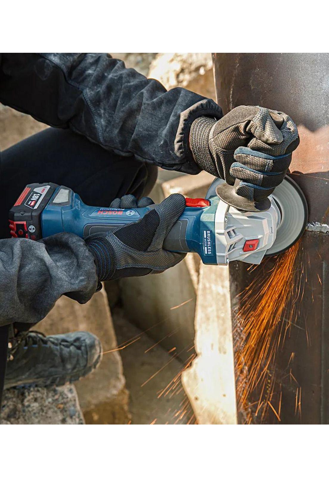 ESMERIL ANGULAR 18V BOSCH GWS 180 7" 1 BAT 4,0AH+CARG-6