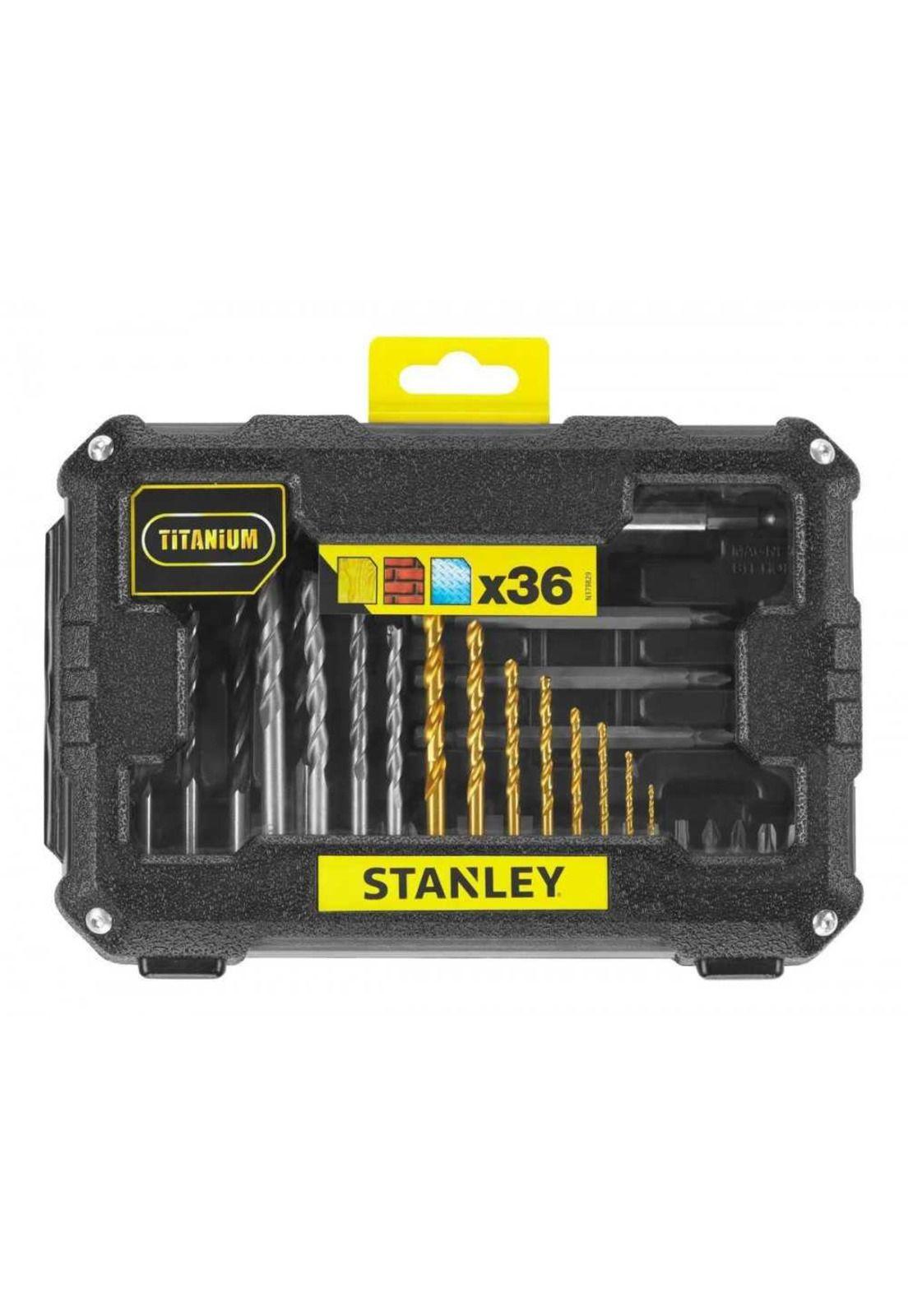 SET 36 PZAS PERFORAR Y ATORNILLAR STANLEY STA7222-XJ-1