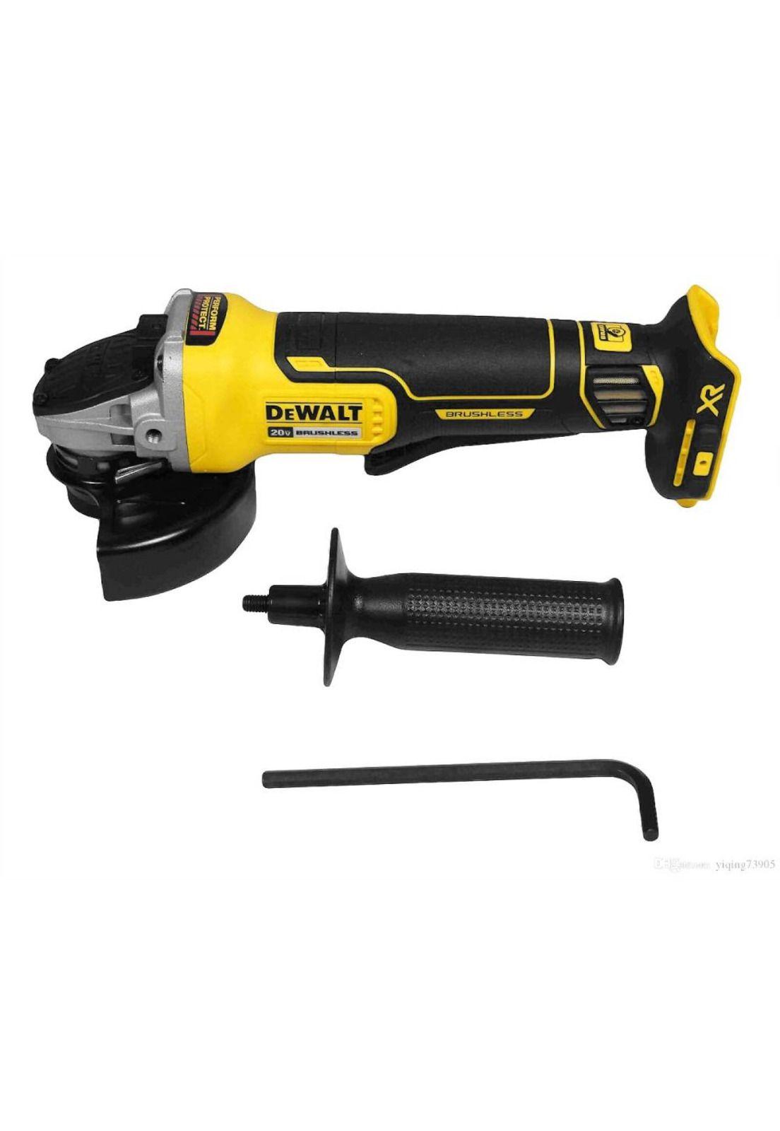 ESMERIL 4 1/2 20V DEWALT+2B 5A+C+BOLSO DCG408P2-B2-4