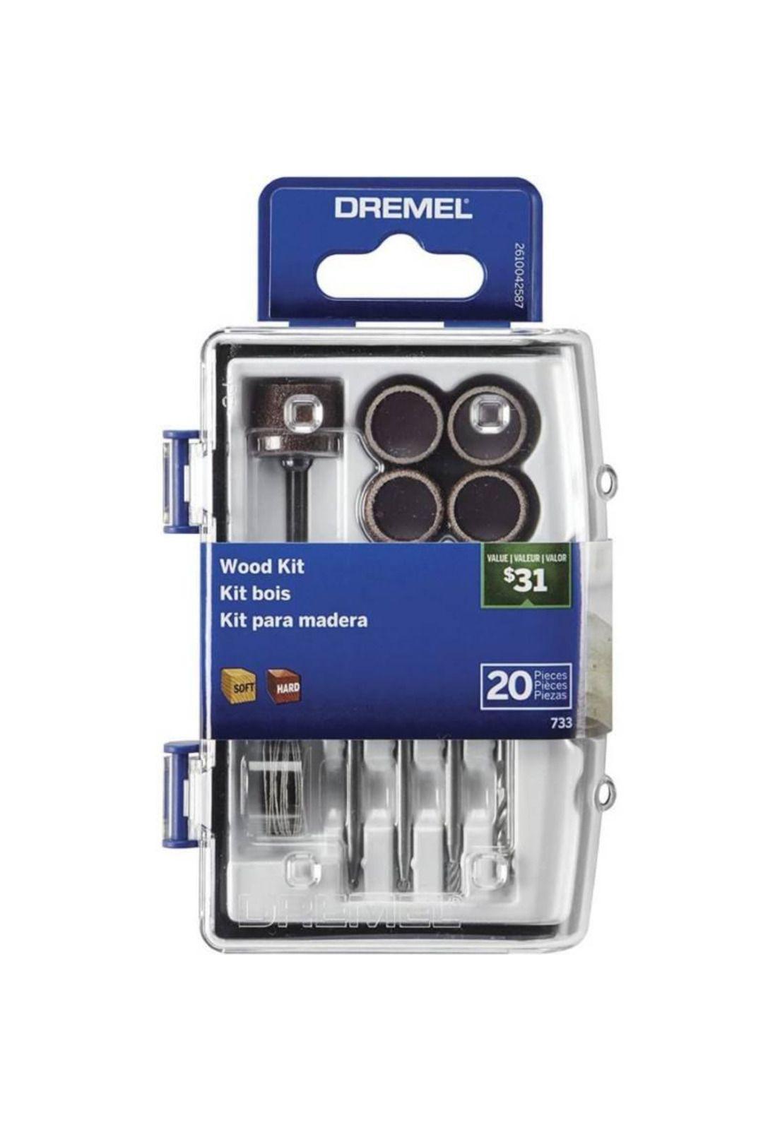 MICRO KIT DREMEL 733 MADERA 20 PIEZAS-2