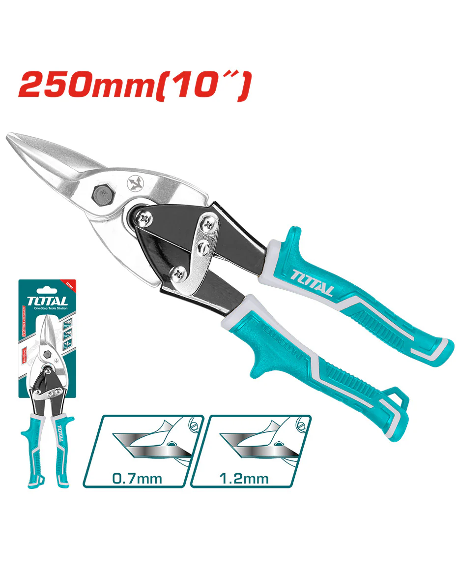 TIJERA HOJALAT. RECTA AVIADOR 10" TOTAL THT522106-1