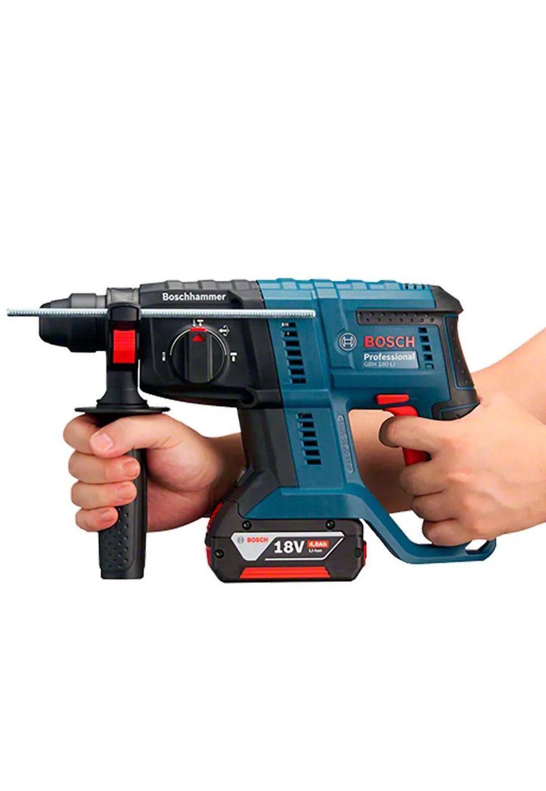 ROTOMARTILLO INALAMBRICO 18V GBH 180LI + 2 BATERIAS + 1 CARGADOR + MALETA BOSCH-3