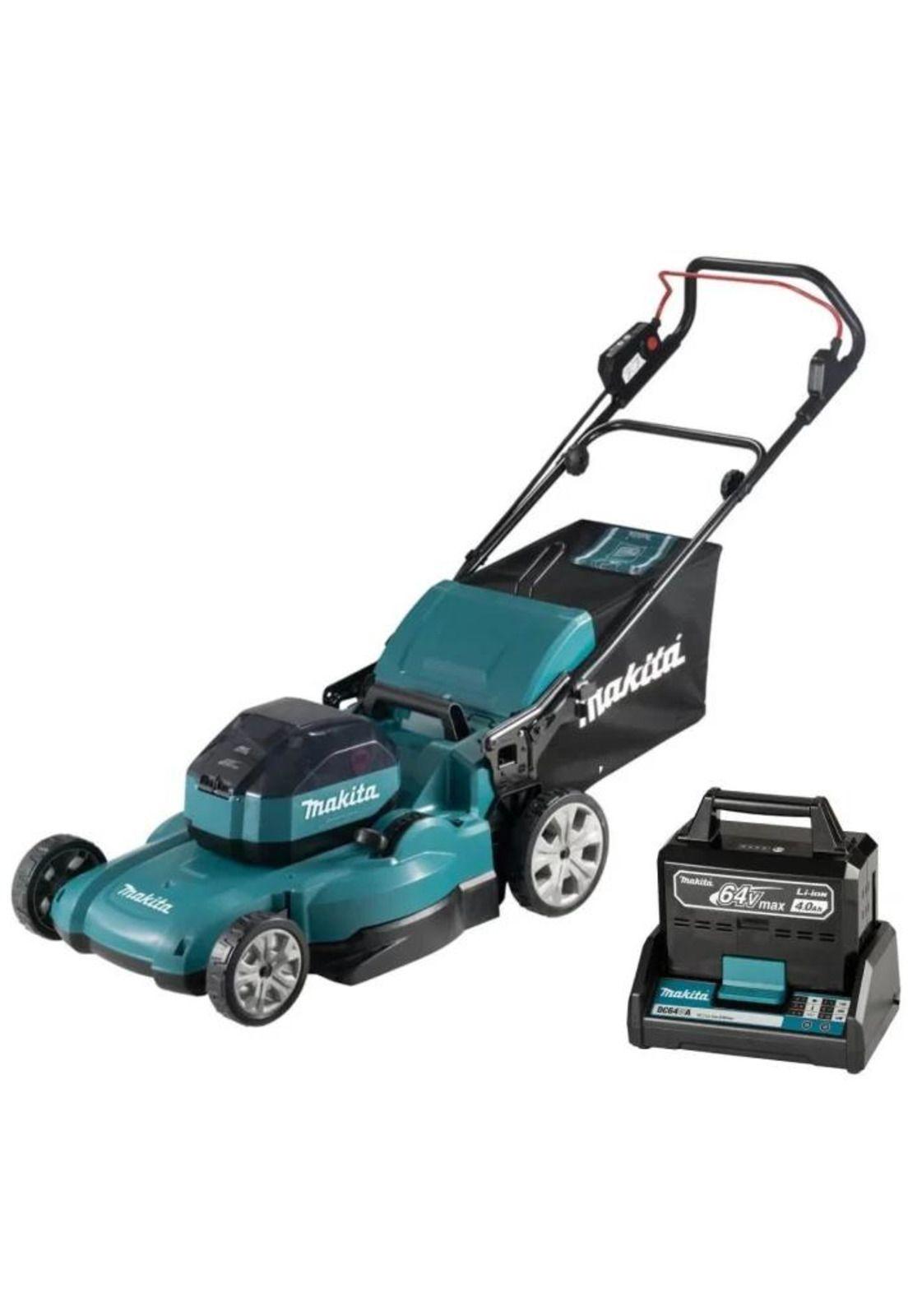 CORTACÉSPED MAKITA 21" 64V+AUTO BAT 4hA+ Cargador LM002JM101-2