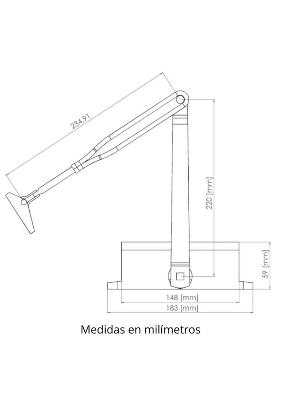 CIERRAPUERTA HIDRAUL YALE Y522 40-80 KG SILVER CJ-3