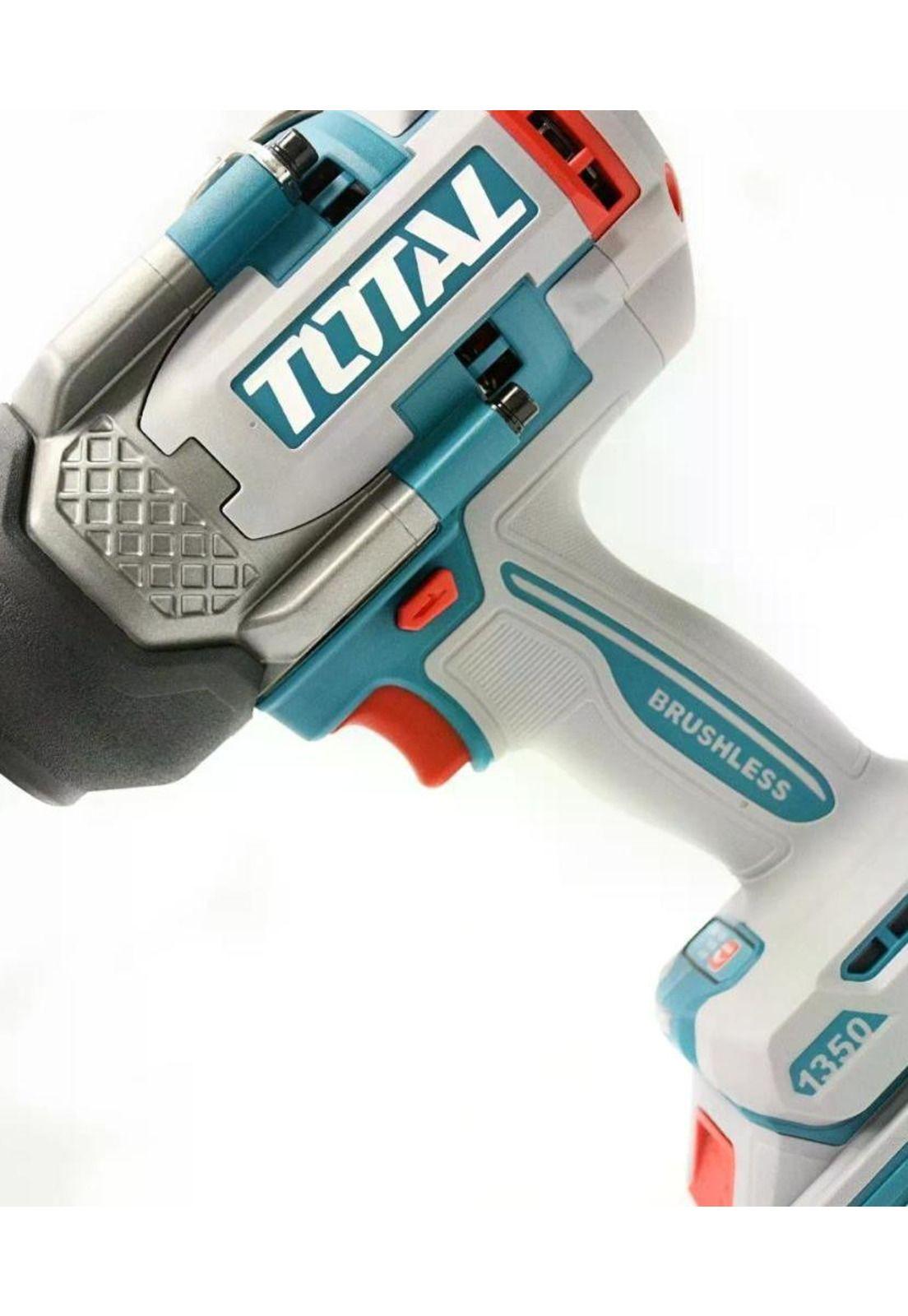 LLAVE IMP 3/4 20V TOTAL TIWLI20135 +2BAT 5.0 AH+CARG+ACC+MAL-4