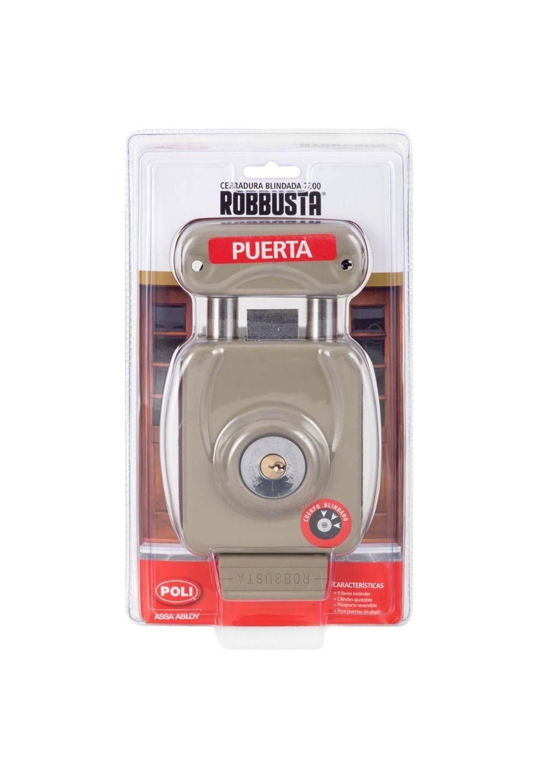 CERRADURA SOBREP POLI ROBBUSTA 7200 AJUST BEIG-6