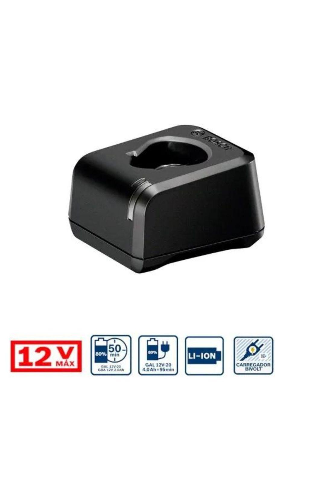 KIT BOSCH 2 BATERIAS 12V 2AH + CARGADOR-4