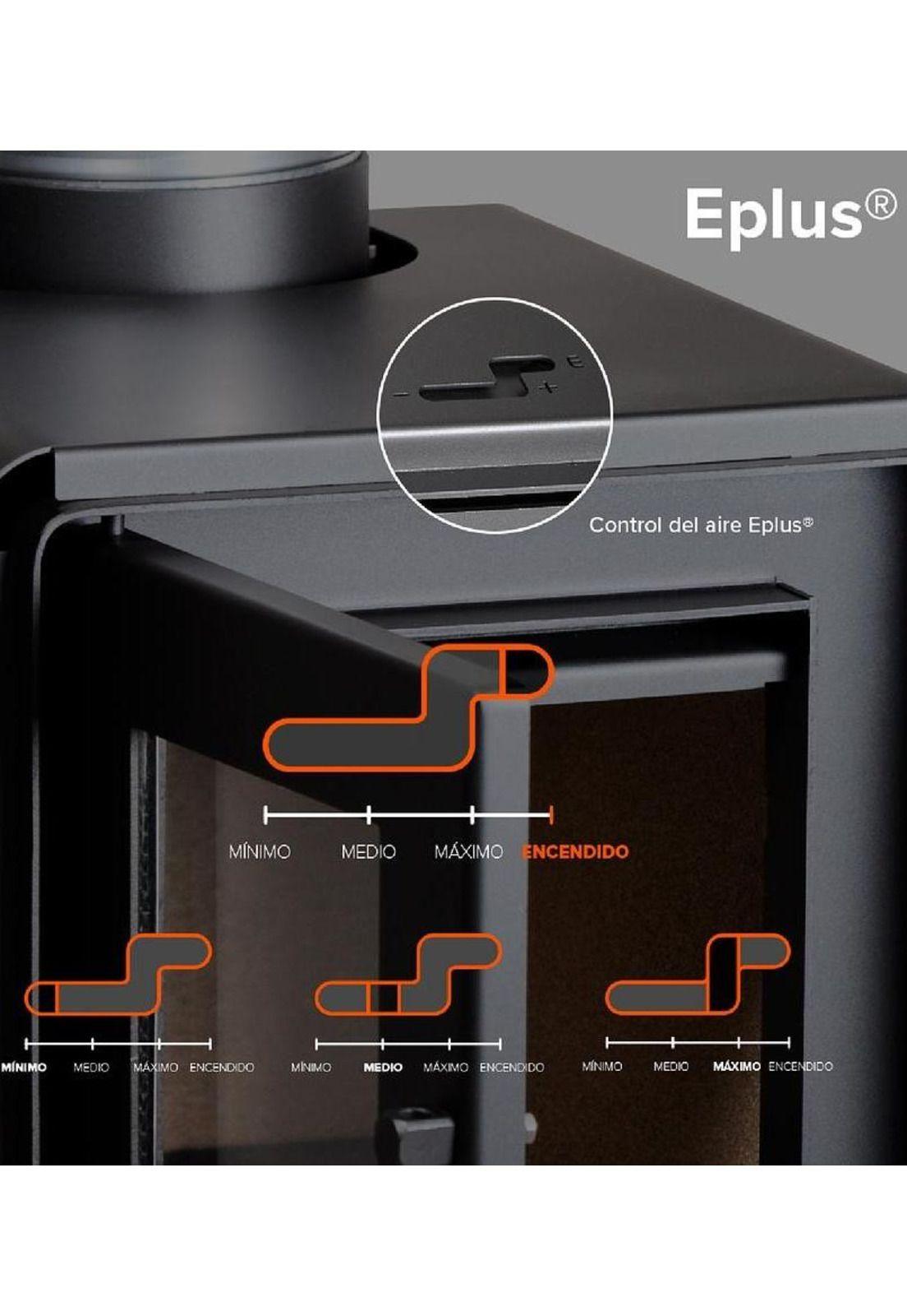 CALEFACTOR BOSCA LEÑA GOLD 500 CHARCOAL-2