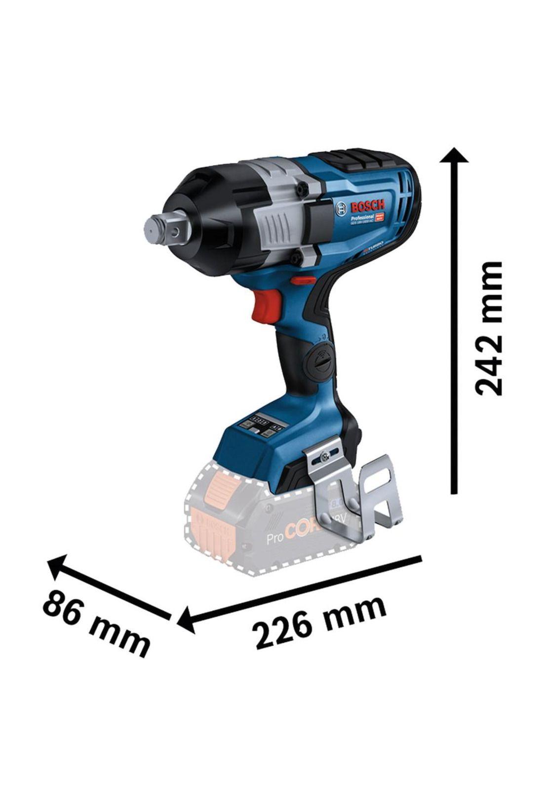 LLAVE IMP BOSCH GDS 18V 1600 HC S/B-C 06019M10E-2