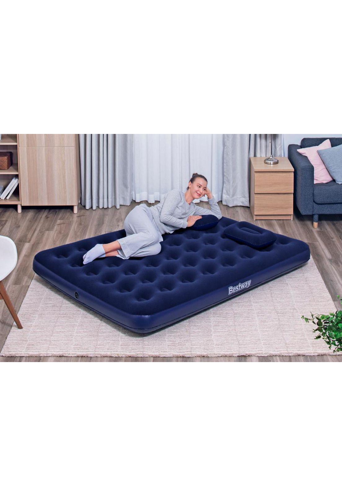 COLCHÓN INFLABLE BESTWAY QUEEN 2.5 PLAZAS 2 ALMOHAD 203 x 152 x 22-4