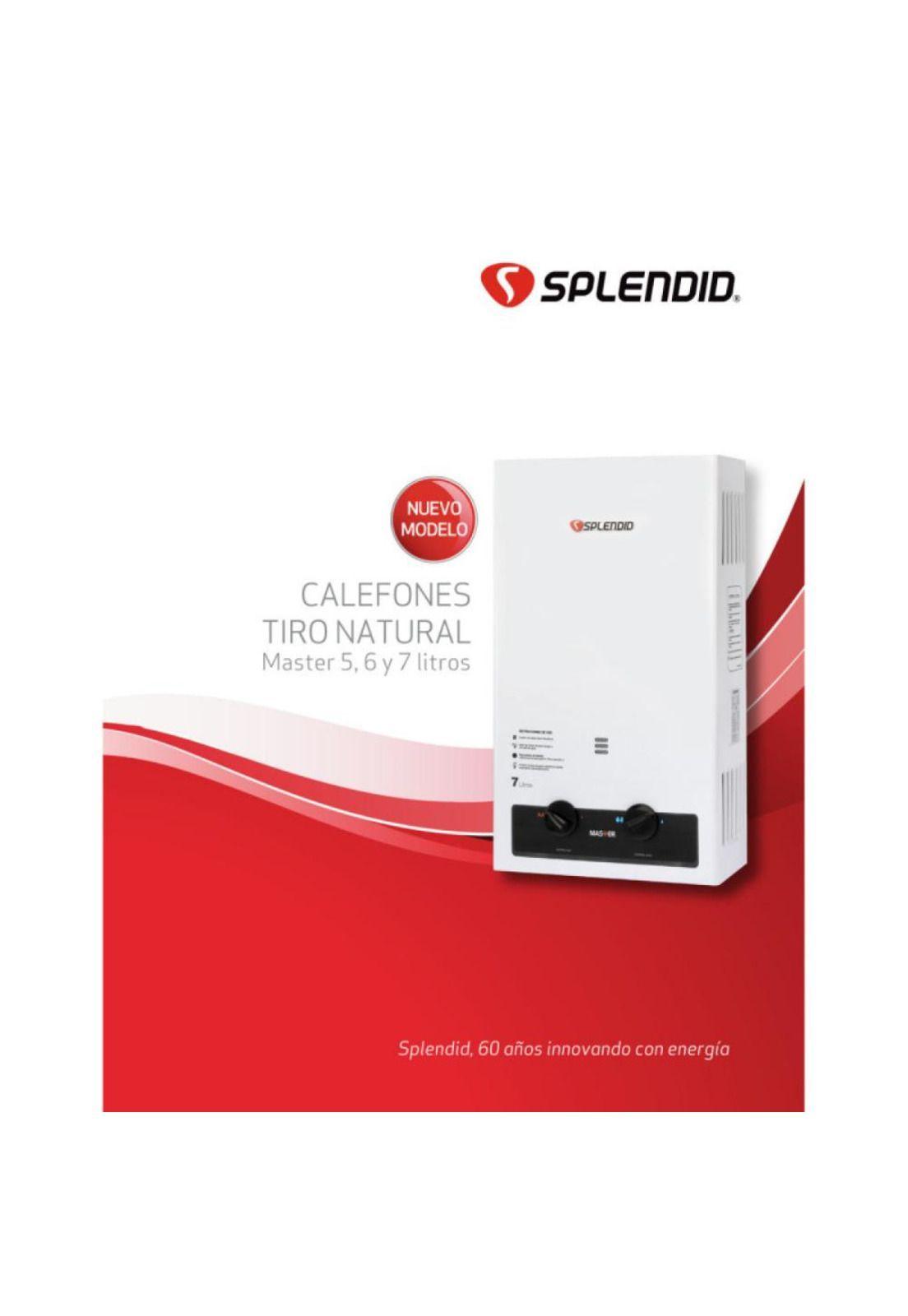 CALEFON SPLENDID GAS LICUADO 5L. IONIZADO-2