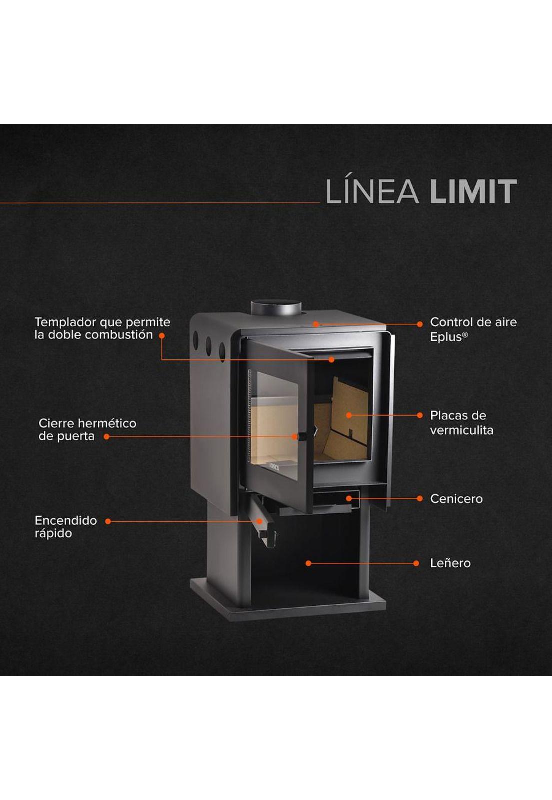 CALEFACTOR BOSCA A LEÑA LIMIT 350-2