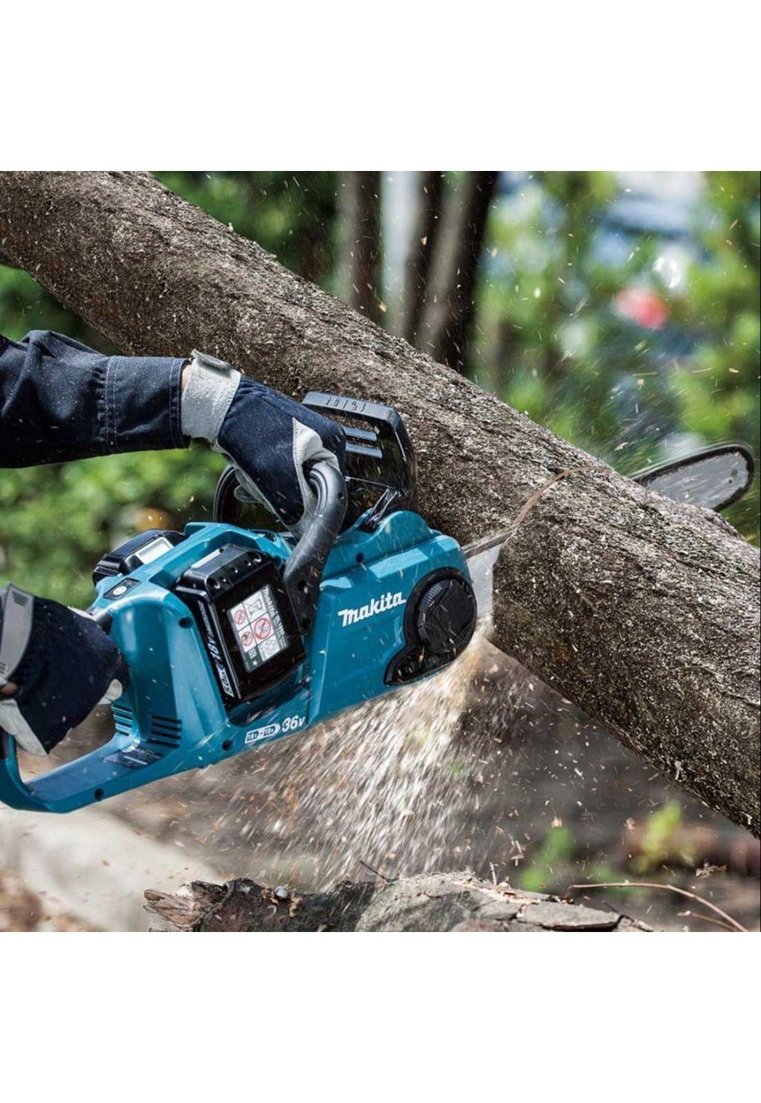 MOTOSIERRA  MAKITA DUC357RT 18V + BATERIA 5.0A + CARG.-5