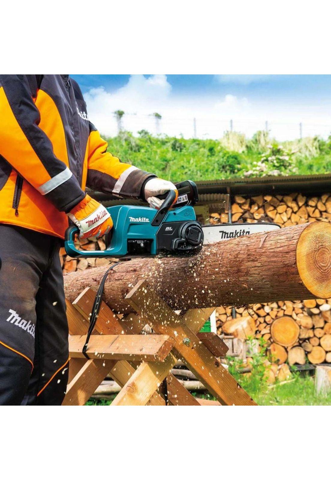 MOTOSIERRA  MAKITA DUC357RT 18V + BATERIA 5.0A + CARG.-6