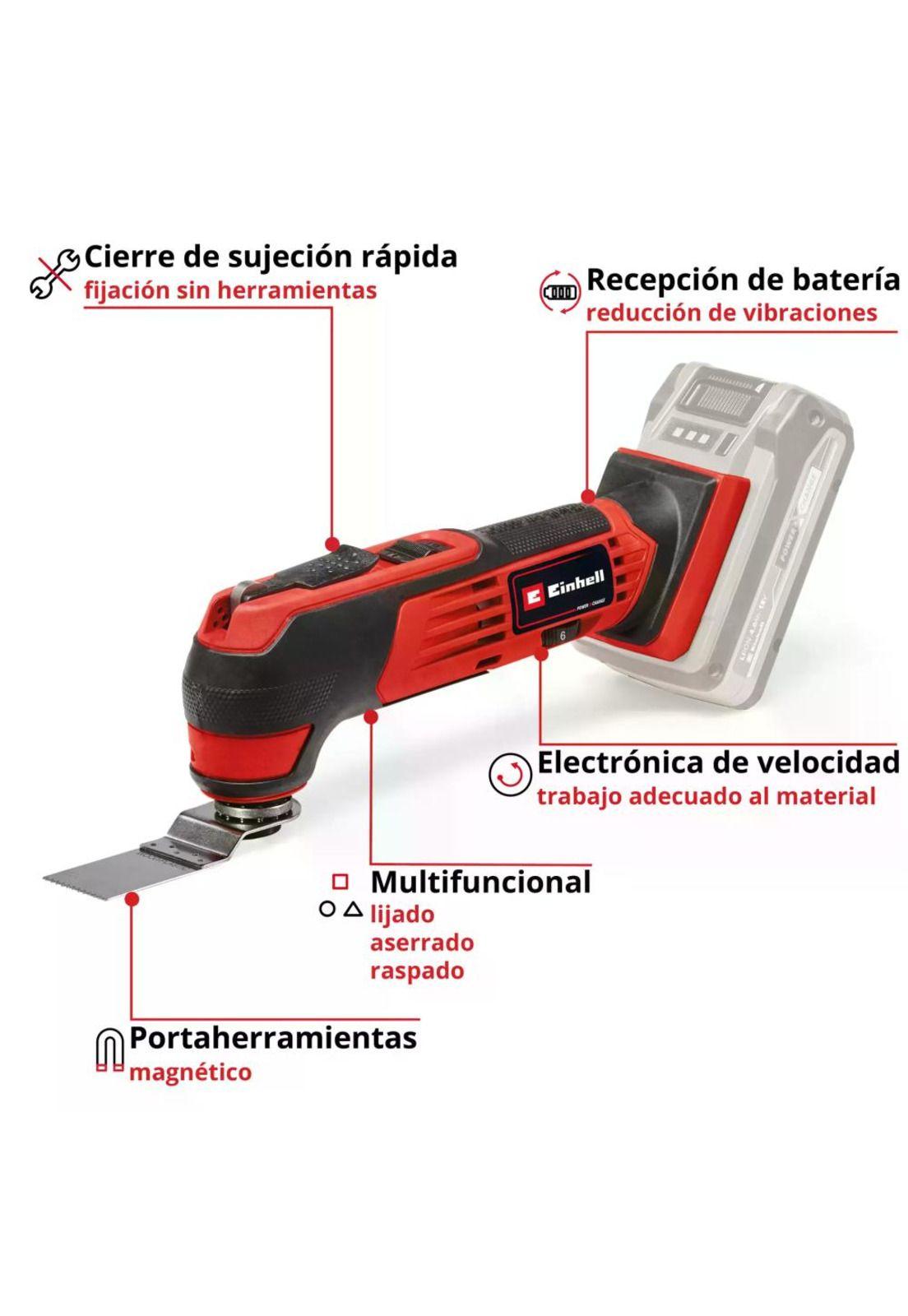HERRAMIENTA MULTFUNCIONAL EINHELL TE-MG 18/1 SIN BAT NI CARG-3