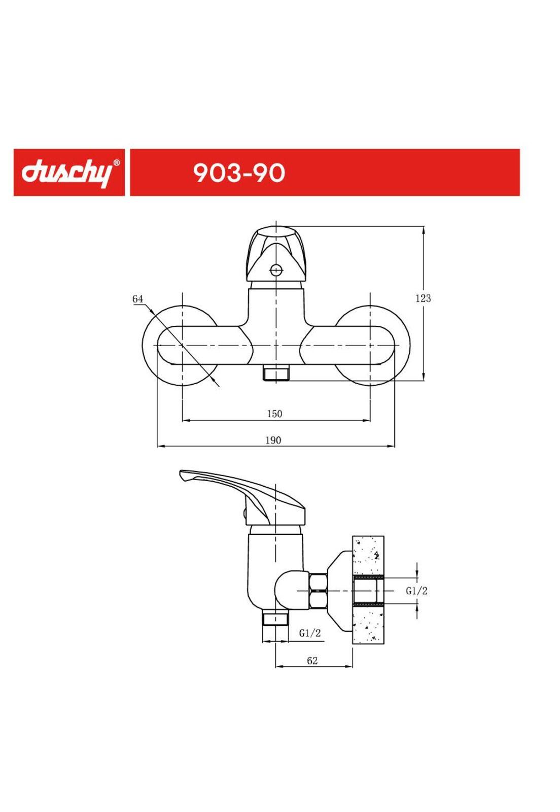 MONOMANDO DUSCHY ABS EKO PARA DUCHA-3
