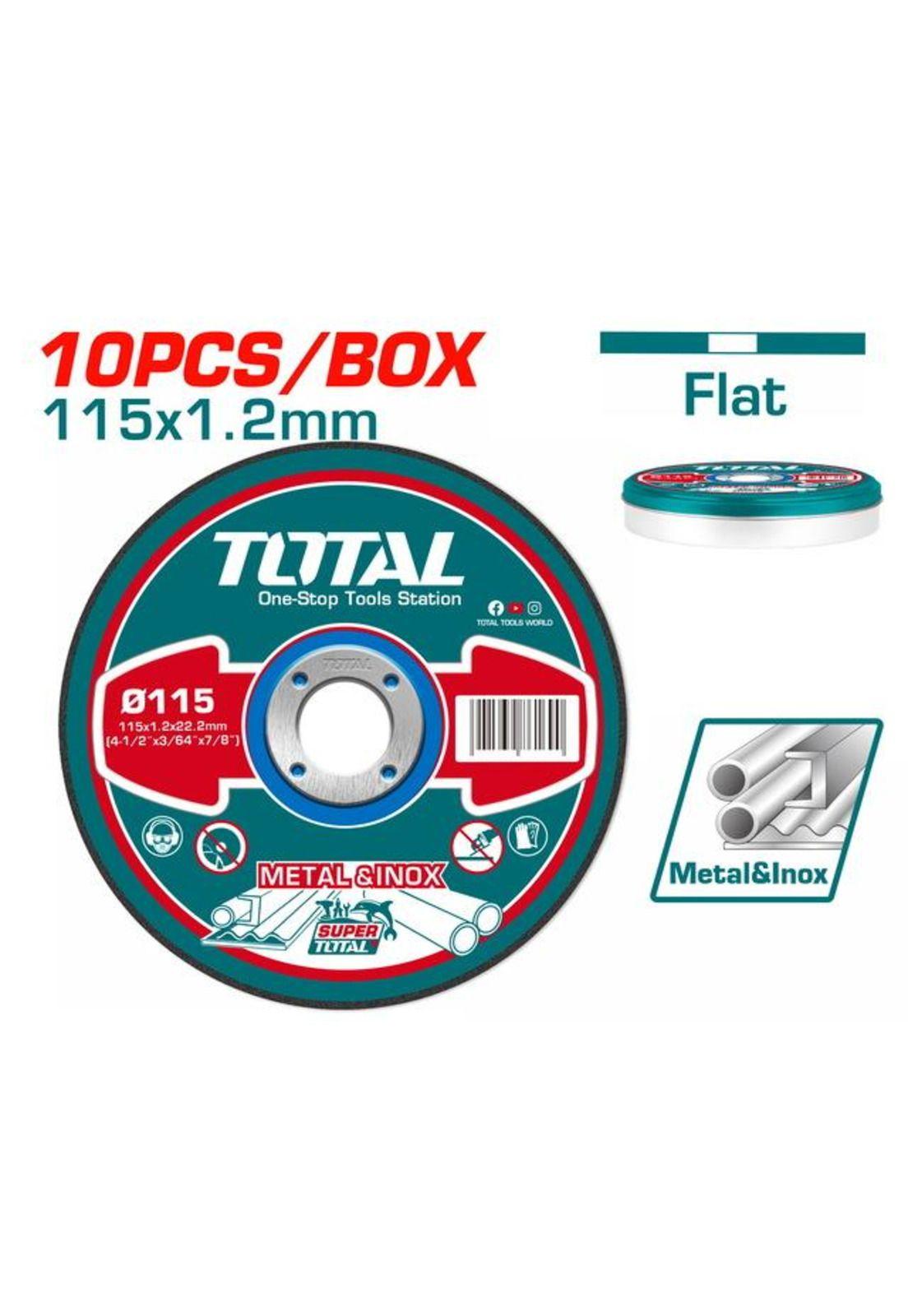 JGO. 10 DISCOS CORTE METAL 4 1/2 TOTAL TAC2211155-2
