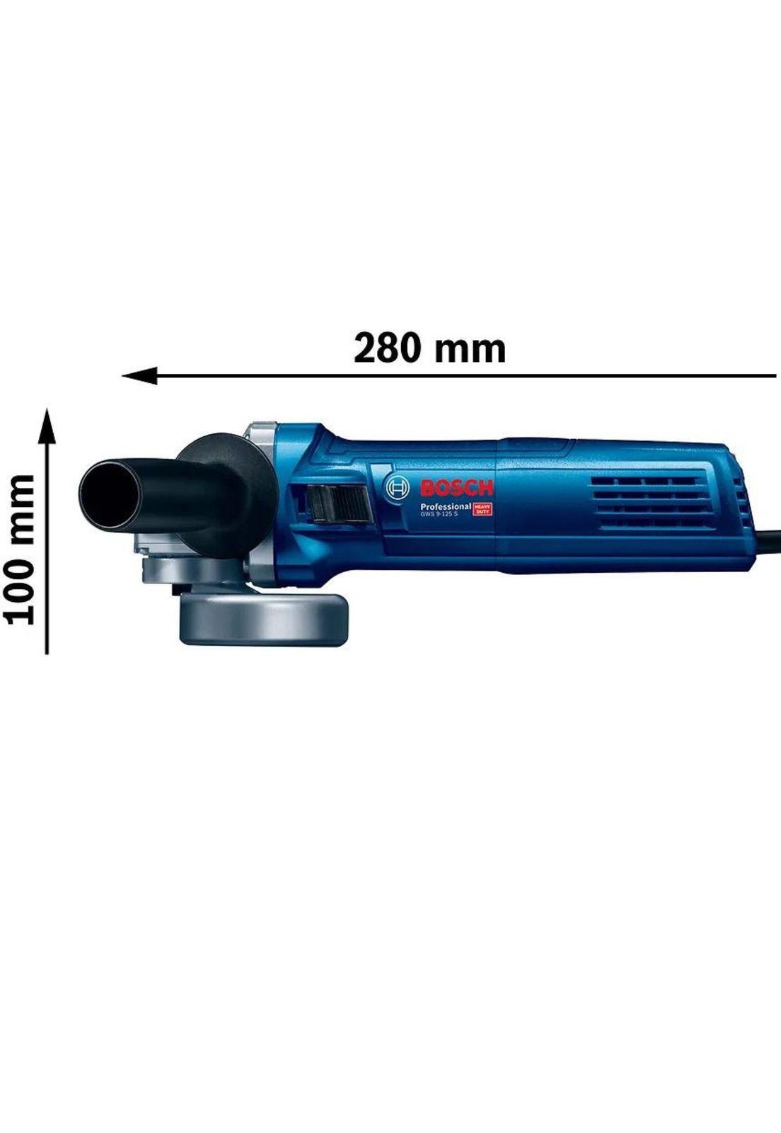 Esmeril Angular Bosch Gws 9-125 S 5" 900w Velocidad Regulable-5