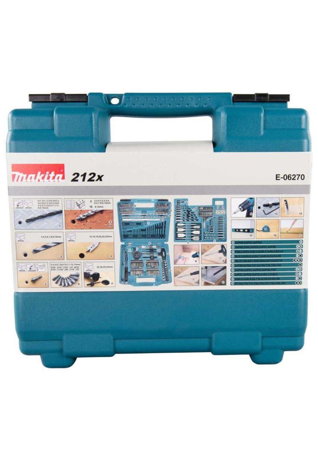 SET MAKITA PUNTAS-BROCAS 212 PIEZAS-3