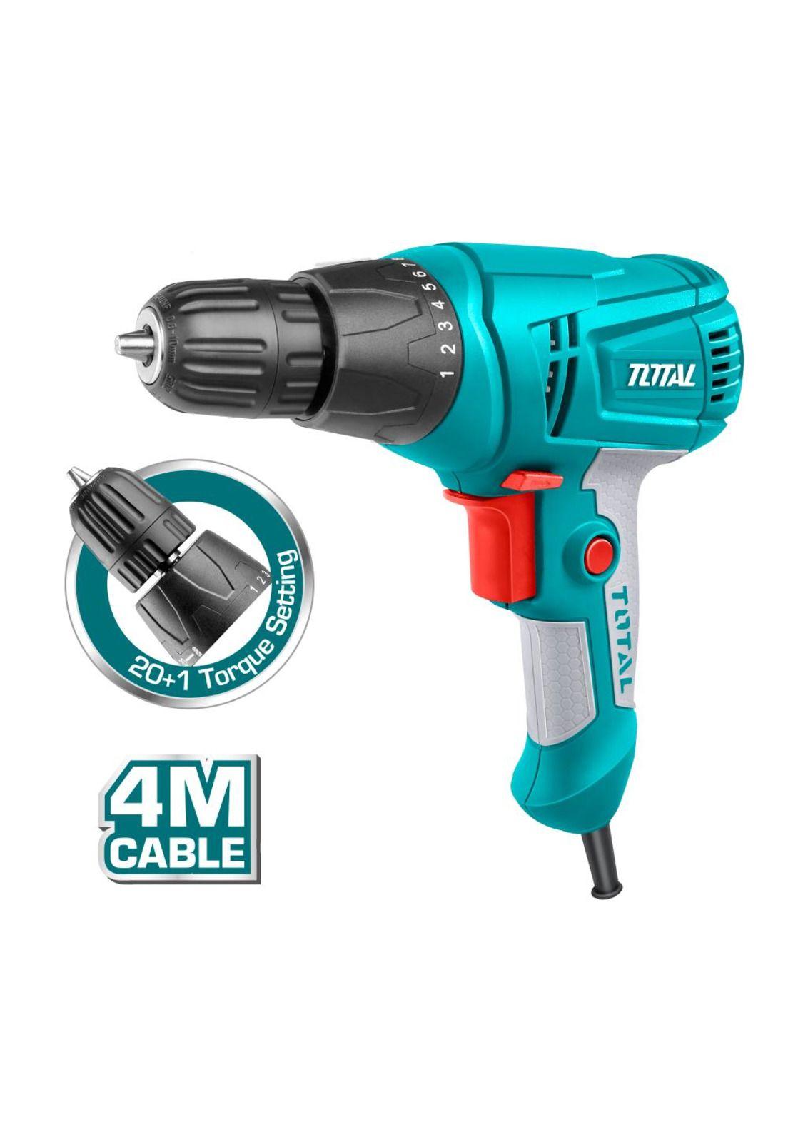 TALADRO ATORNILLADOR TOTAL 280W 10 MM ,TD502106-1