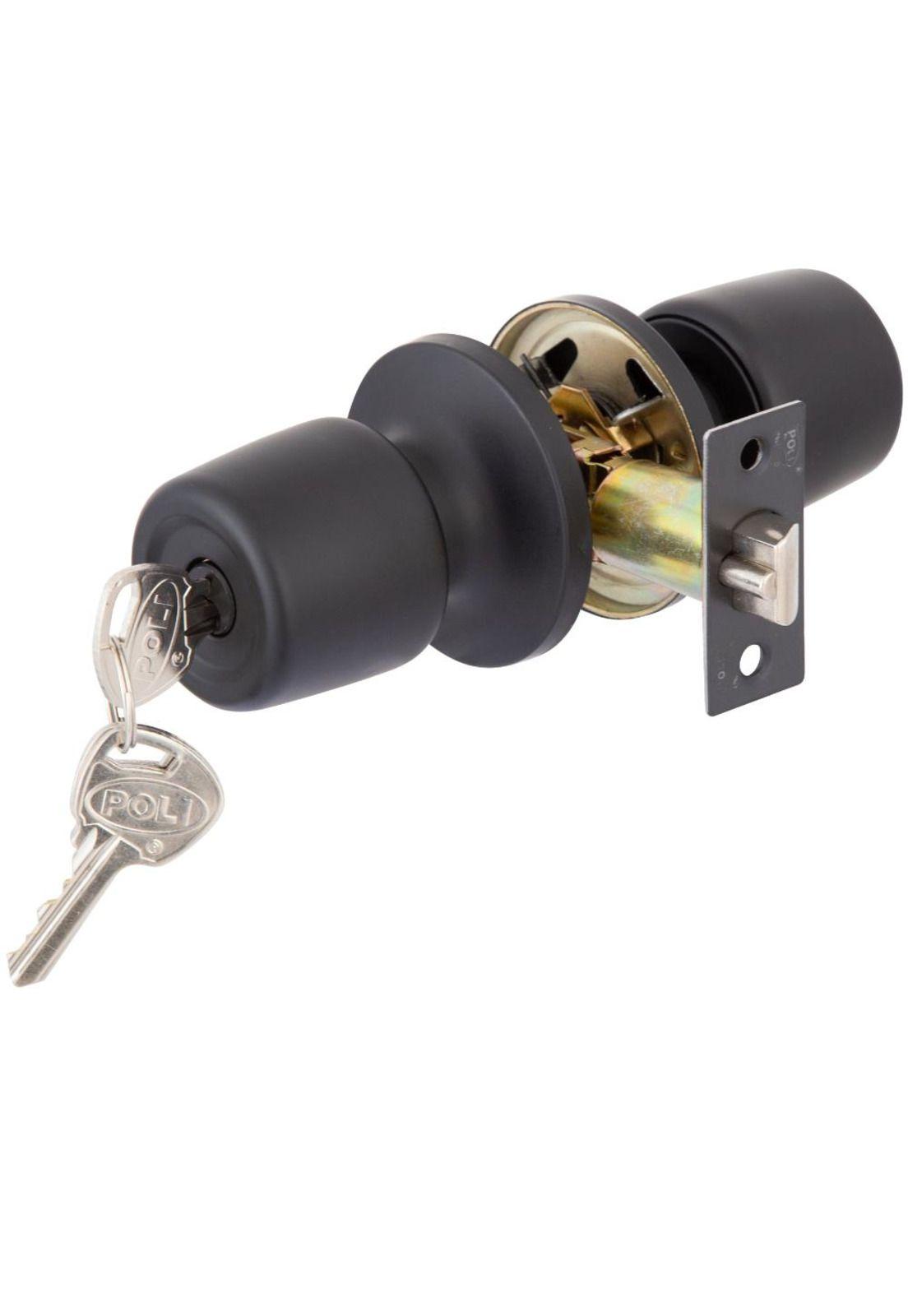 CERRADURA TUBULAR POLI 8000 8403 OFI/DORM NEGRO-3