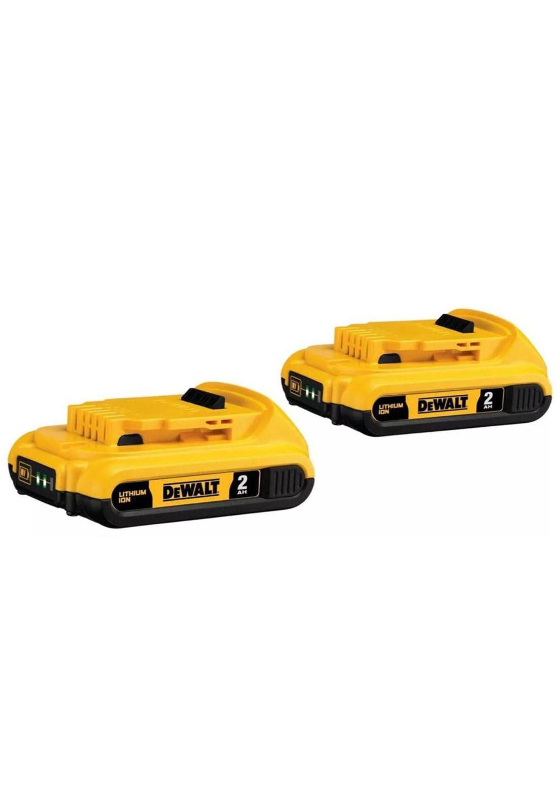 PACK 2 BATERIAS DEWALT 2.0AH 20V DCB203C2--2
