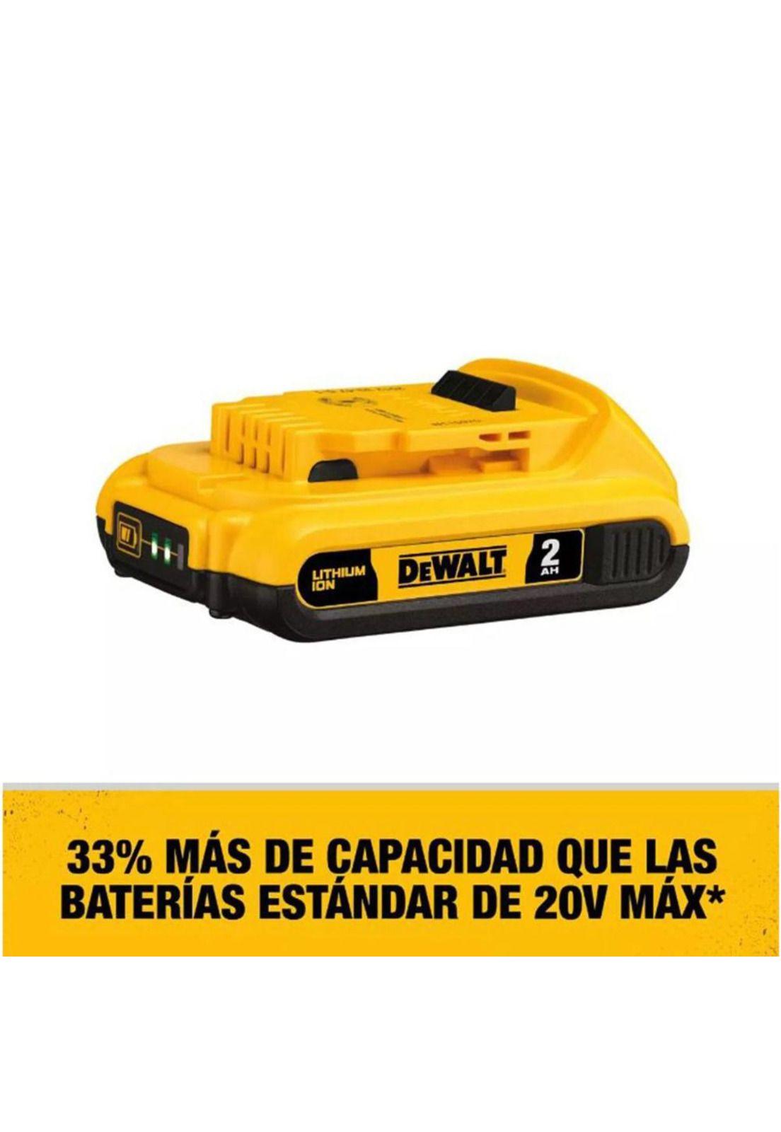 PACK 2 BATERIAS DEWALT 2.0AH 20V DCB203C2--3
