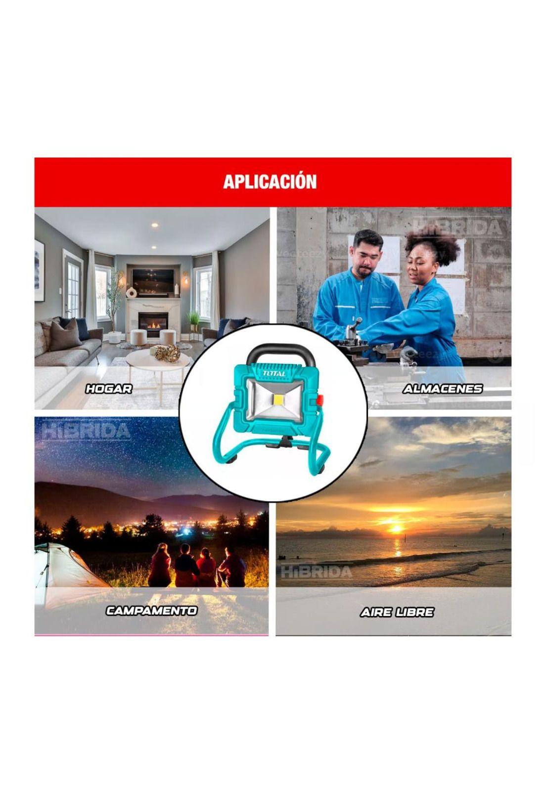 FOCO RECARGABLE LED USB 3.6V TOTAL TRLF4415-3